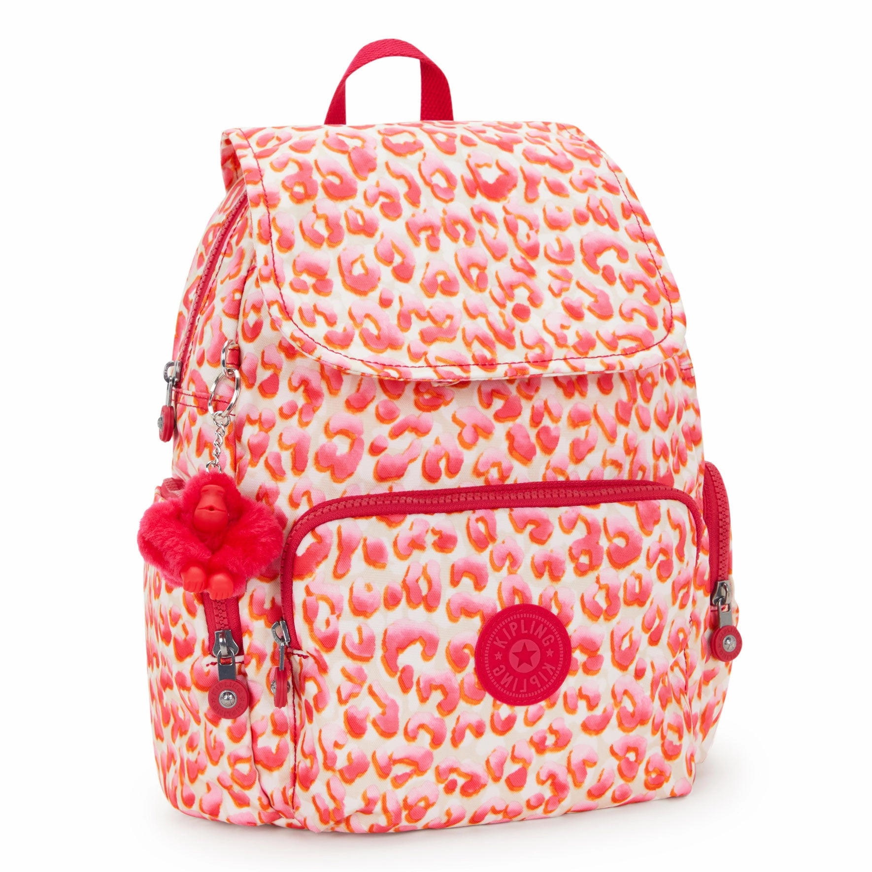 Kipling City Zip Small  Backpack Latin Cheetah