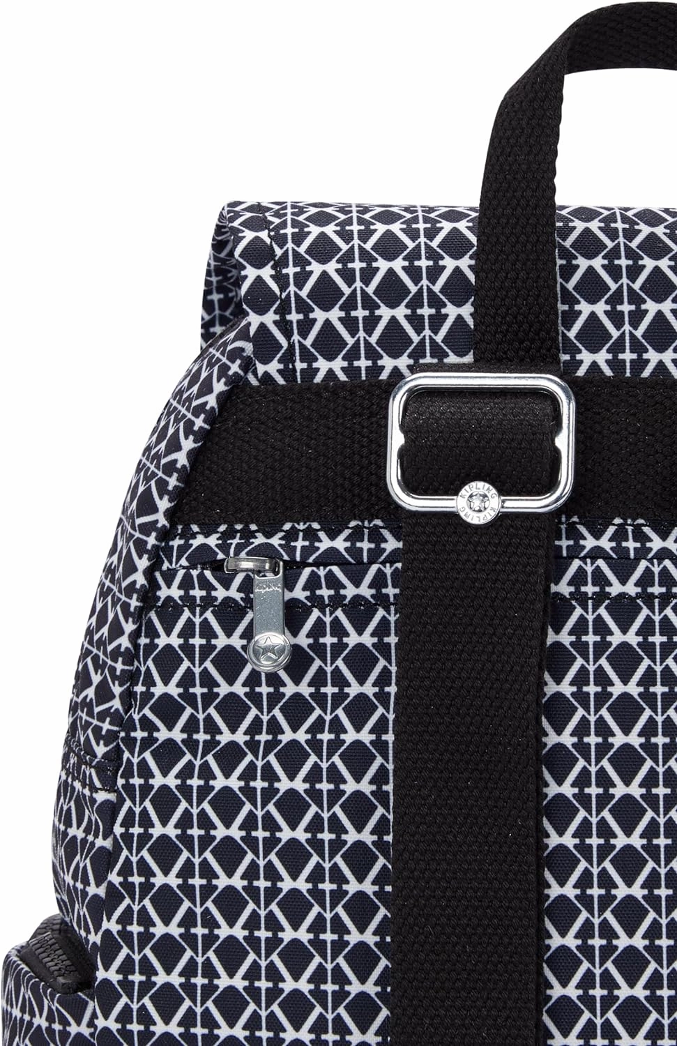 Kipling City Zip Small  Backpack Signature Print