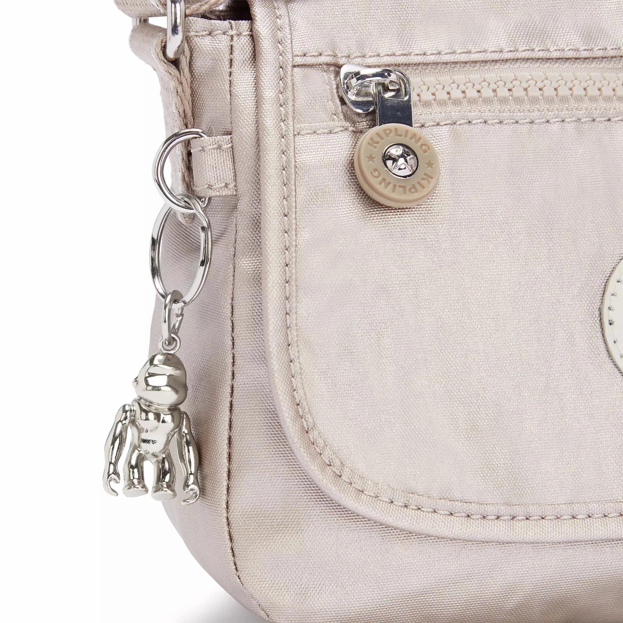 Kipling Sabian Metallic Crossbody Mini Bag - Metallic Glow