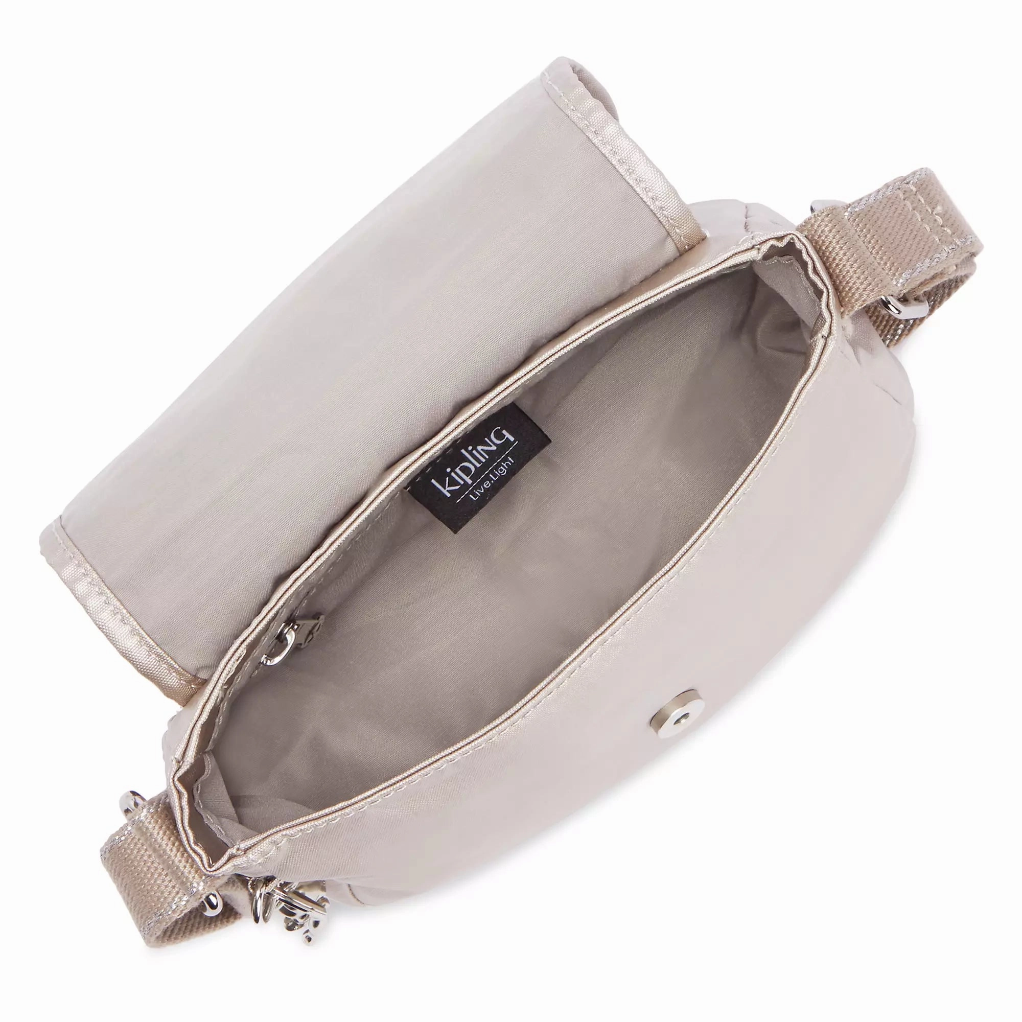 Kipling Sabian Metallic Crossbody Mini Bag - Metallic Glow