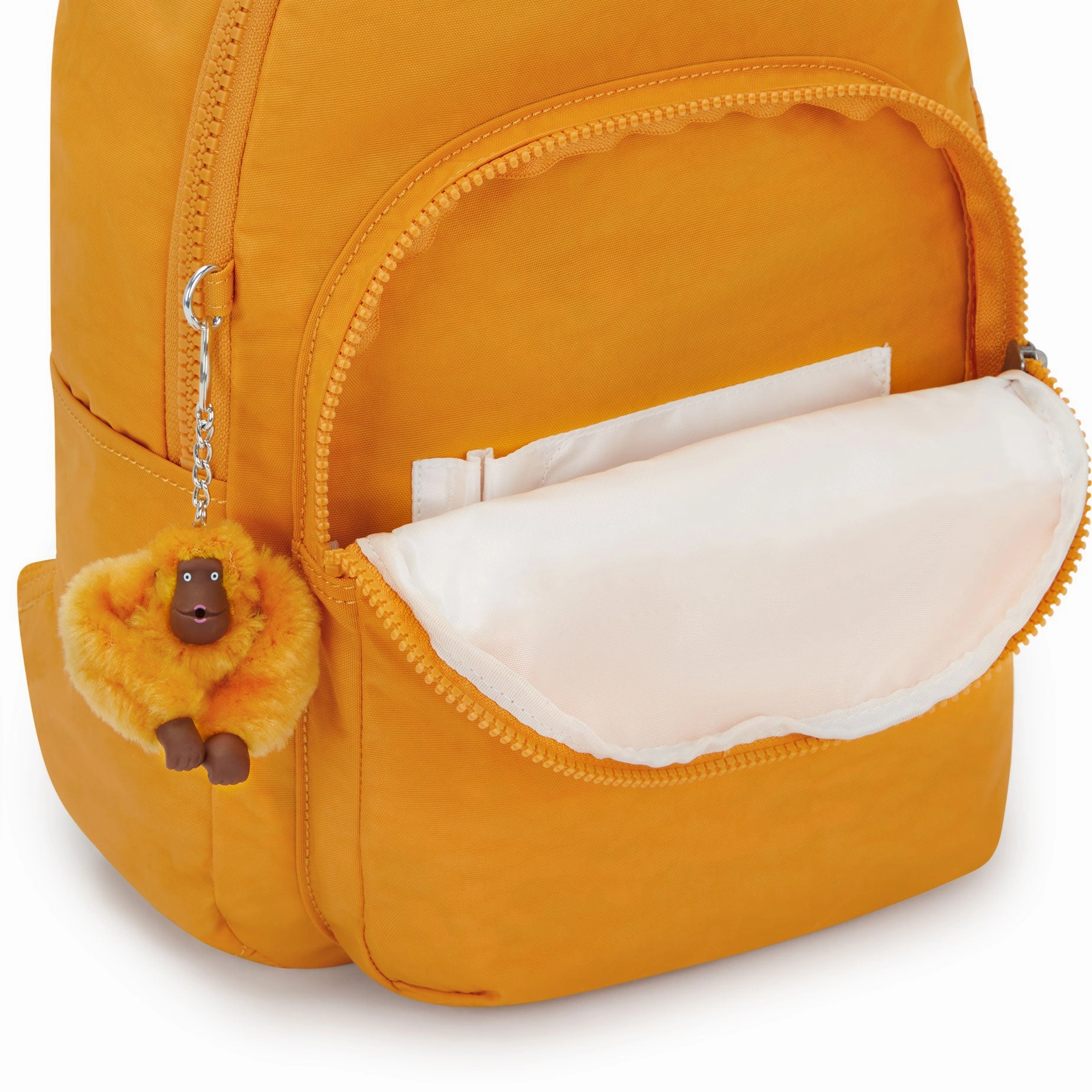 Kipling Seoul Small  Nylon Tablet Backpack Spicy Gold