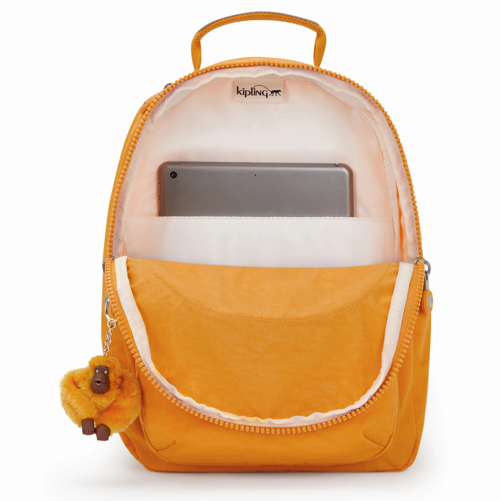Kipling Seoul Small  Nylon Tablet Backpack Spicy Gold