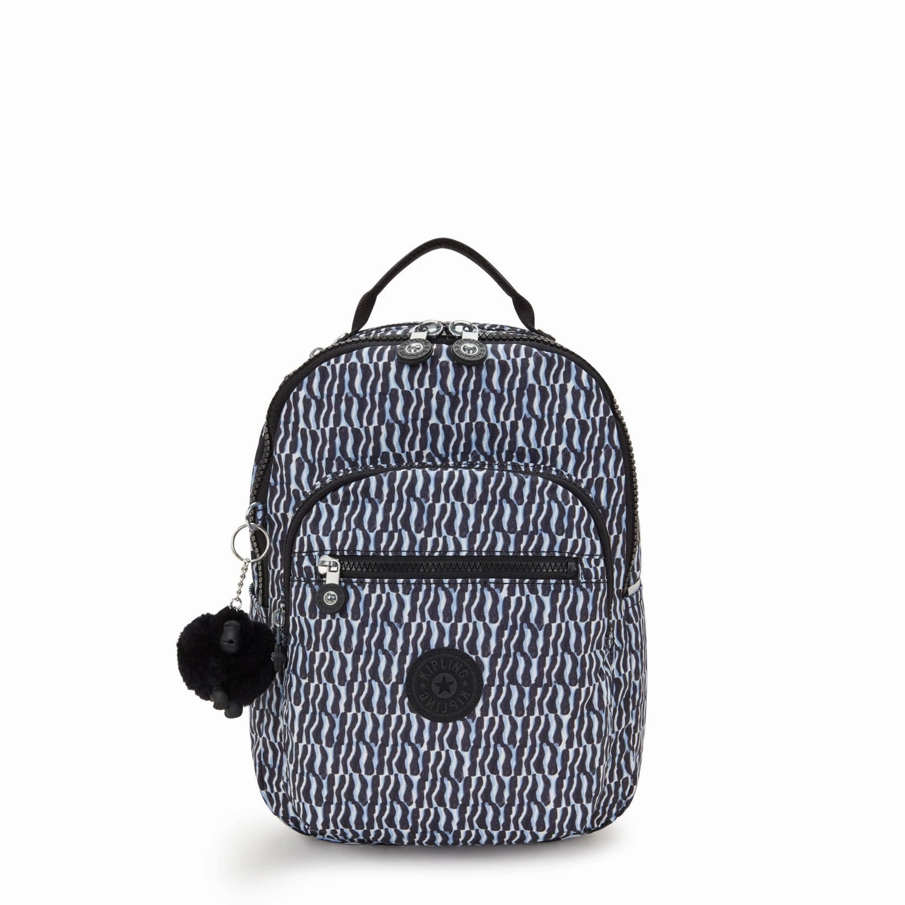 Kipling Seoul Small  Printed Tablet Backpack - Holiday Waves Print