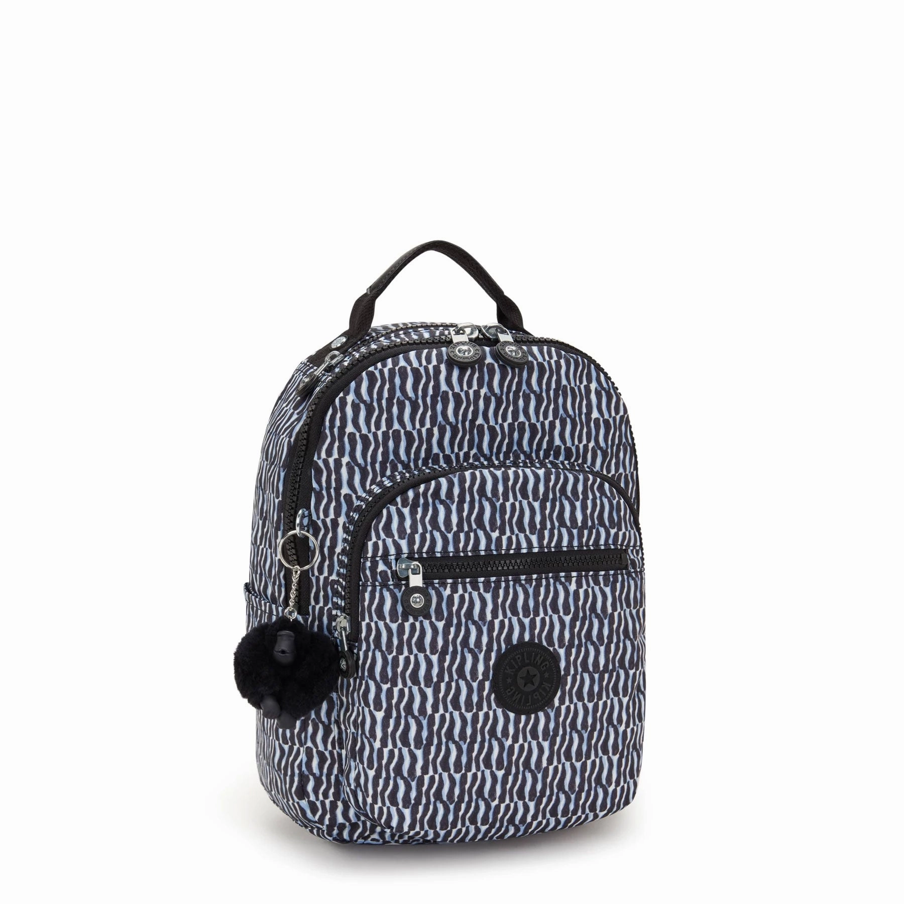 Kipling Seoul Small  Printed Tablet Backpack - Holiday Waves Print