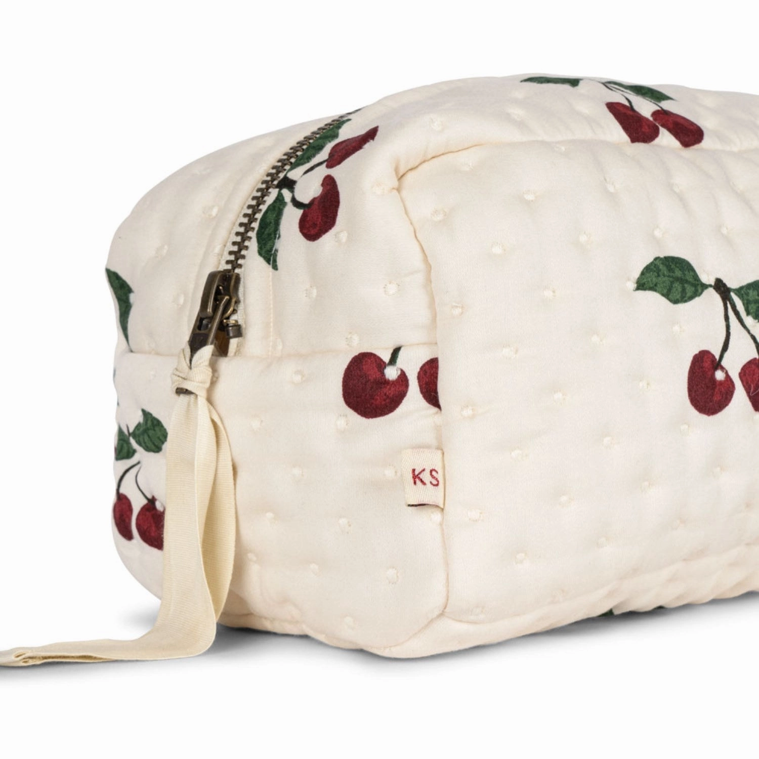 Konges Sljd Ma Grande Cerise Small Quilted Toiletry Bag