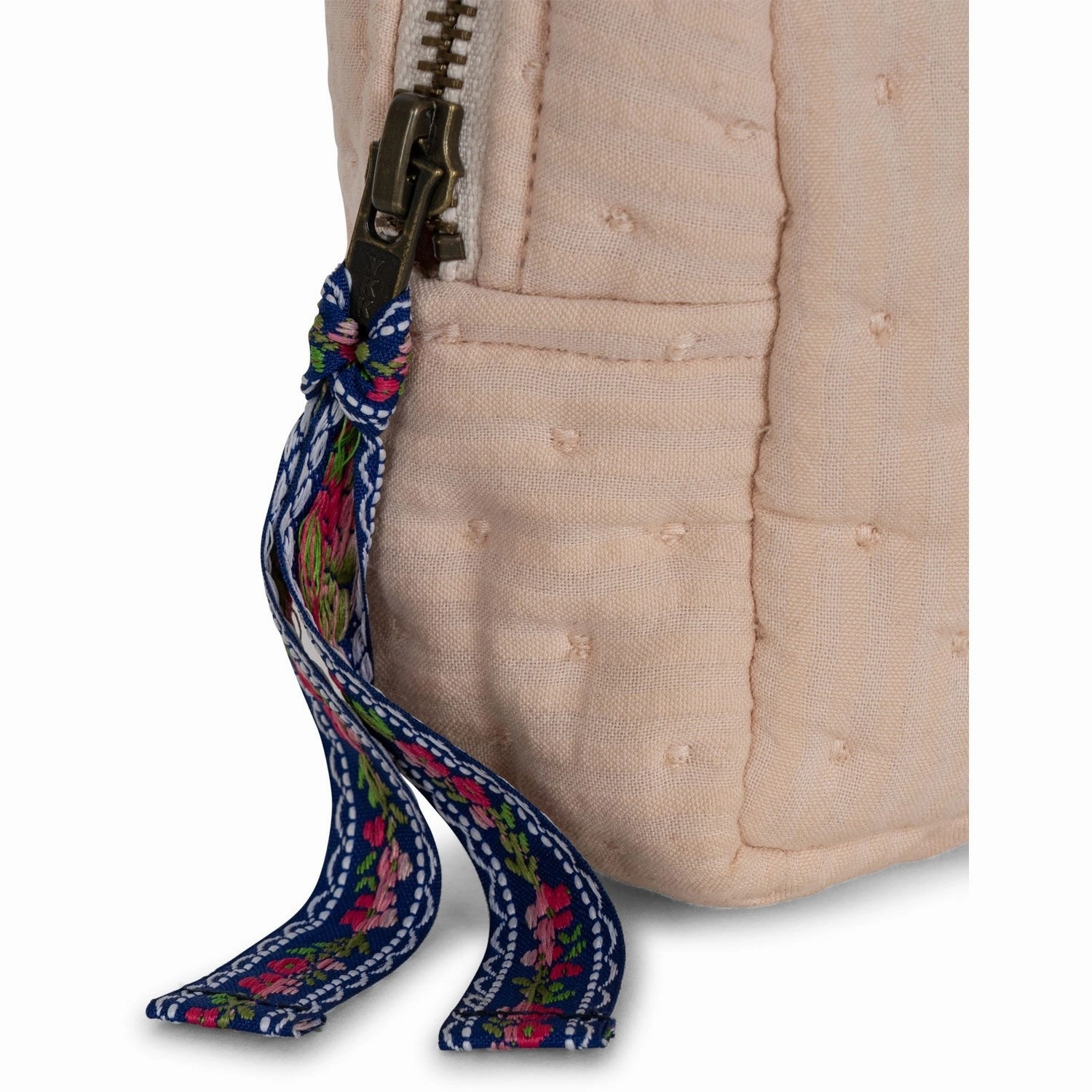 Konges Sljd Seersucker Toiletry Bag Small Cameo Rose