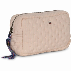 Konges Sljd Seersucker Toiletry Bag Small Cameo Rose