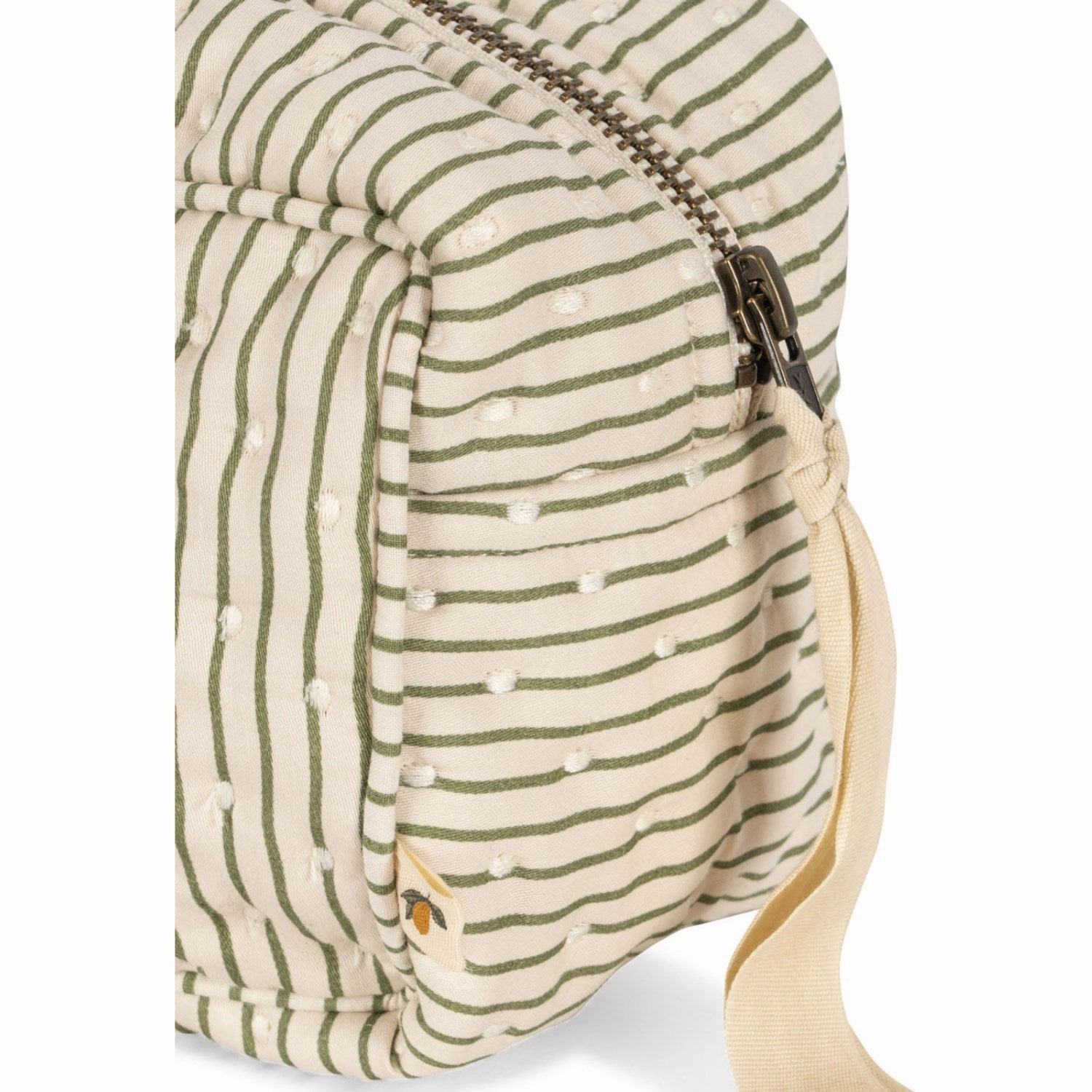 Konges Sljd Tea Stripe Small Quilted Toiletry Bag