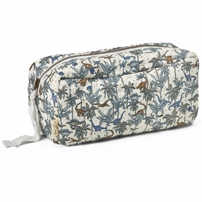 Konges Sljd Toiletery Bag Small Quilted Dino Blue