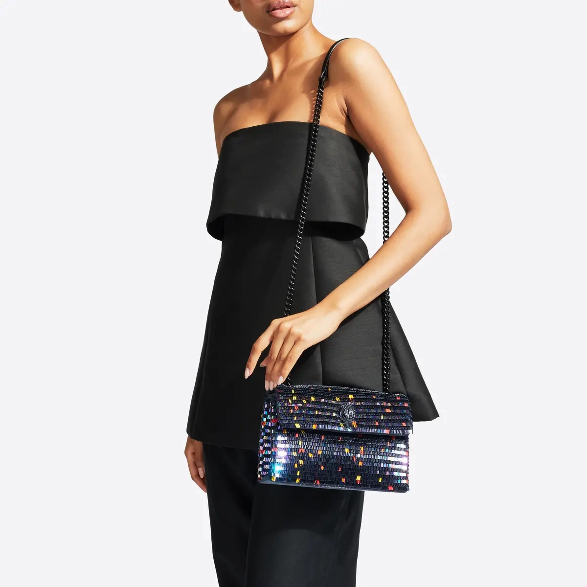 Kurt Geiger Medium Sequin kensington crossbody bag