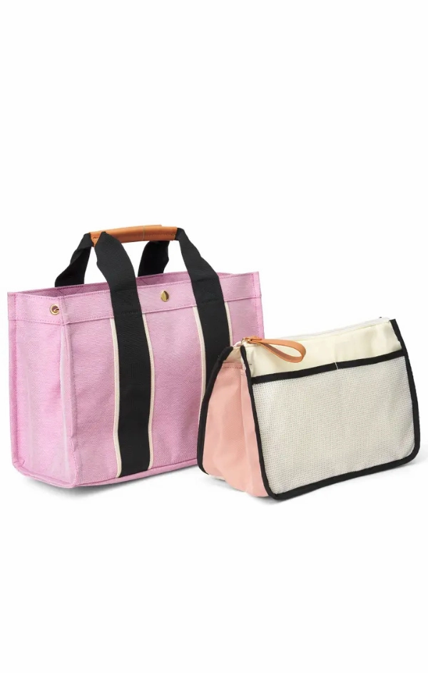 Kylie Leather Accent Tote
