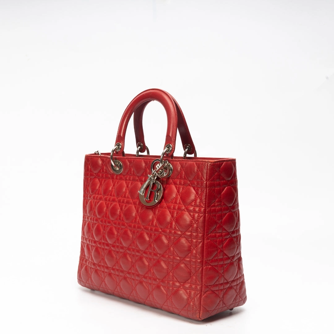 Lady Dior Red satchel