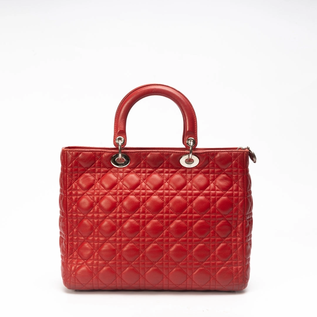 Lady Dior Red satchel