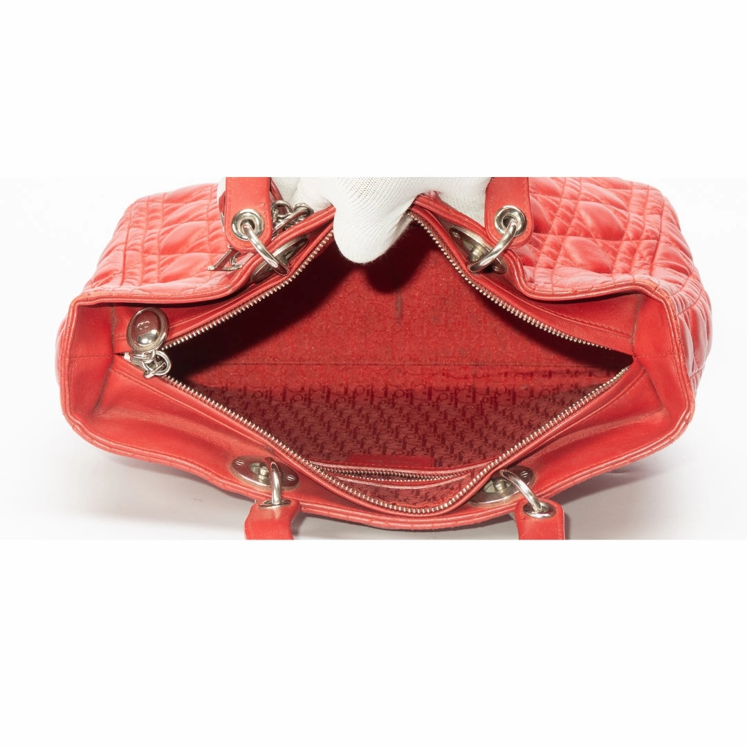 Lady Dior Red satchel
