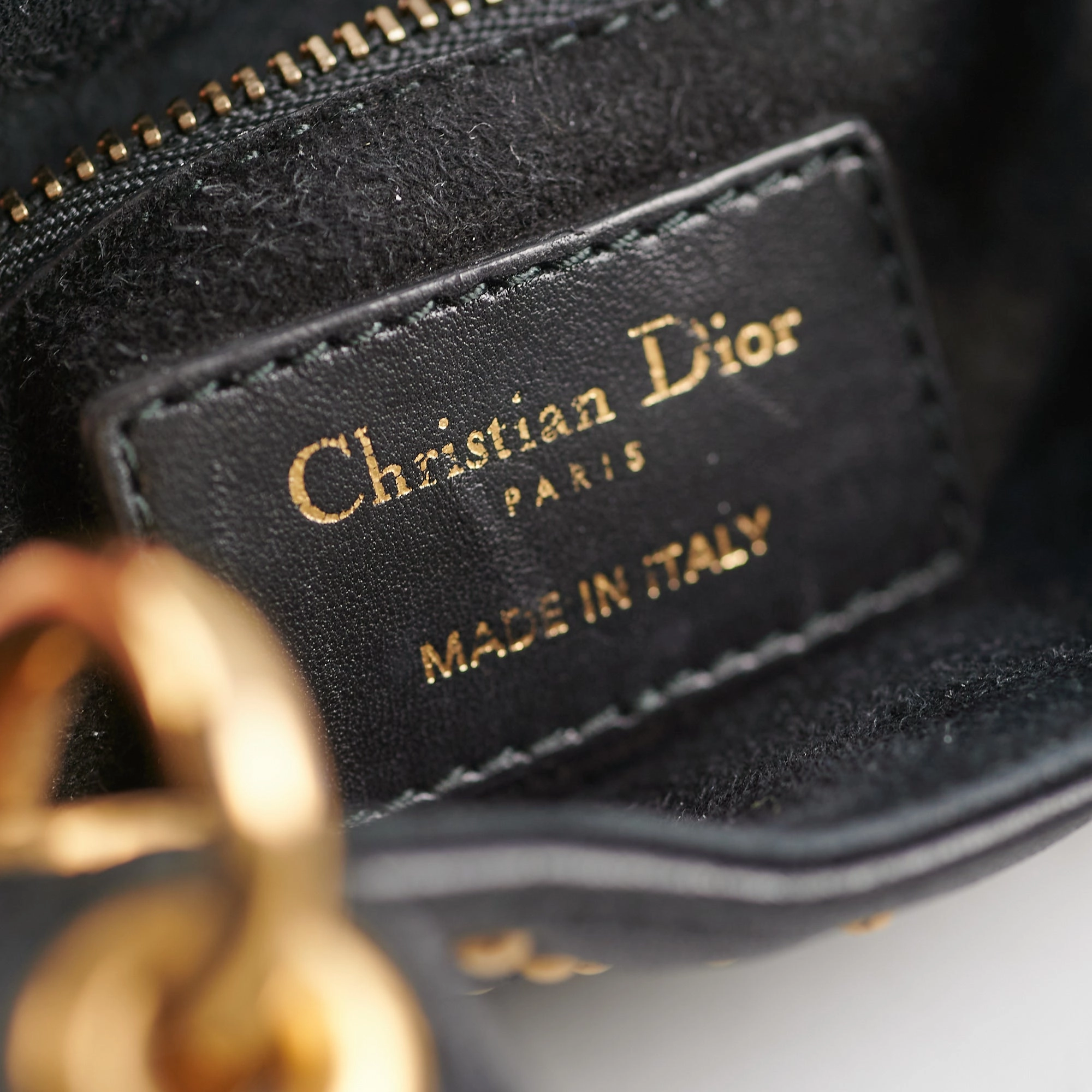 Lady Dior Studded Black Mini