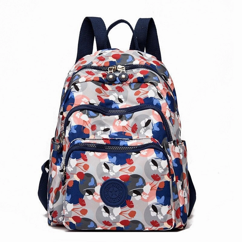 Large Capacity Nylon Ladies Travel Backpacks