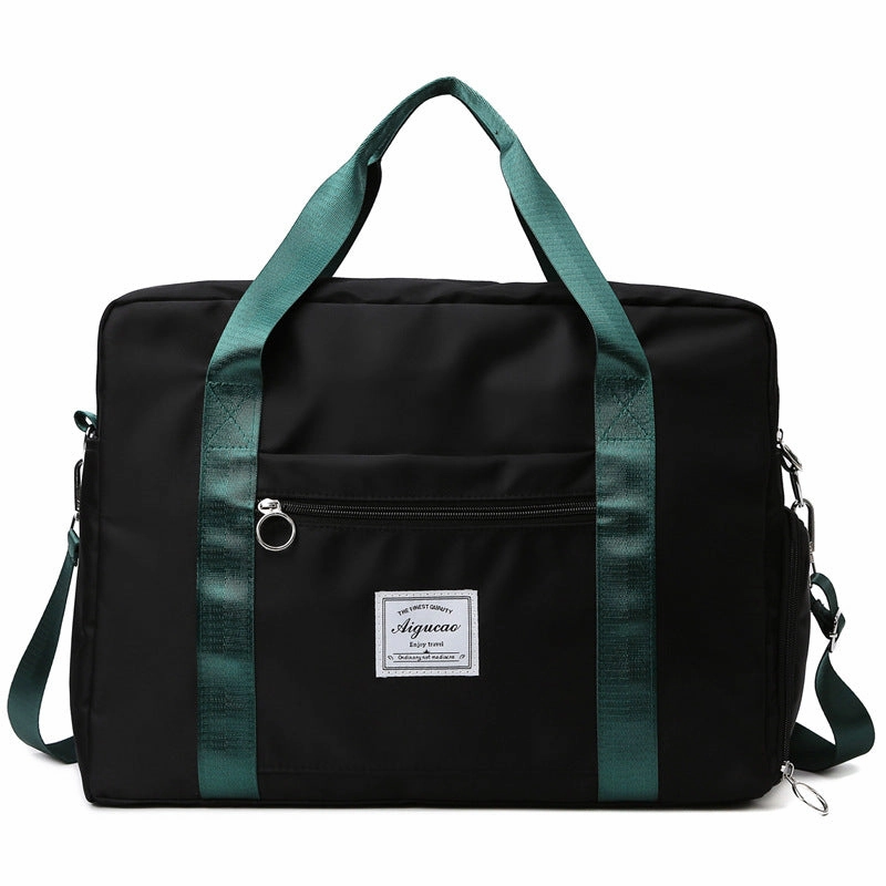 Large Capacity Oxford Cloth Fitness Duffle with Independent Shoe Compartment