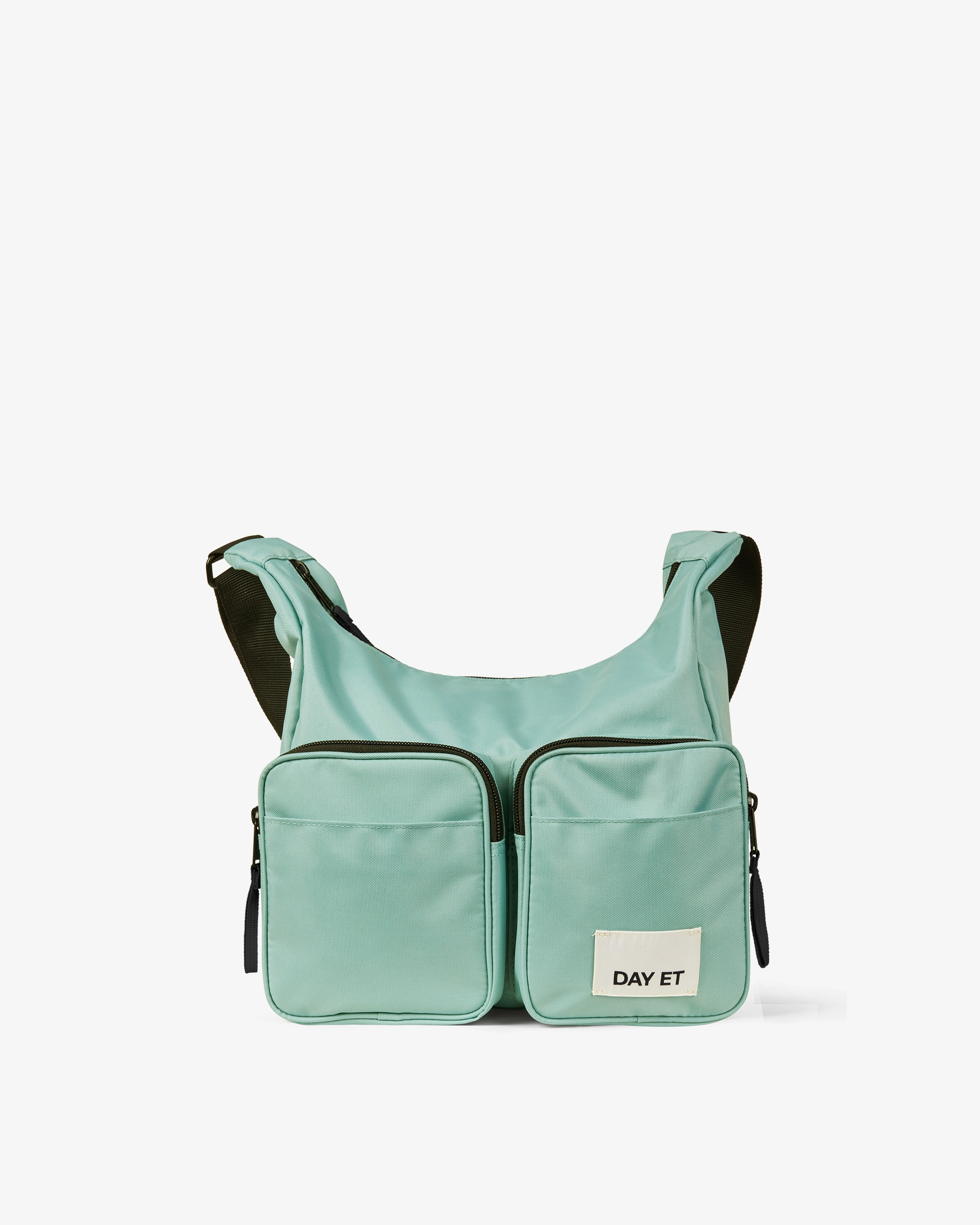 Large Nylon Tri Crossbody Bag
