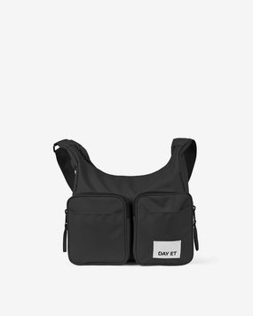Large Nylon Tri Crossbody Bag