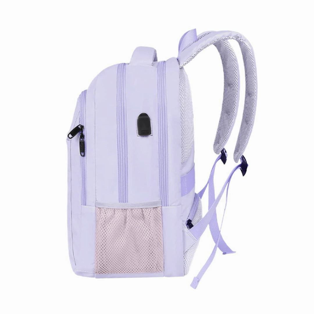 Lavender Purple Mlassic Travel Laptop Backpack