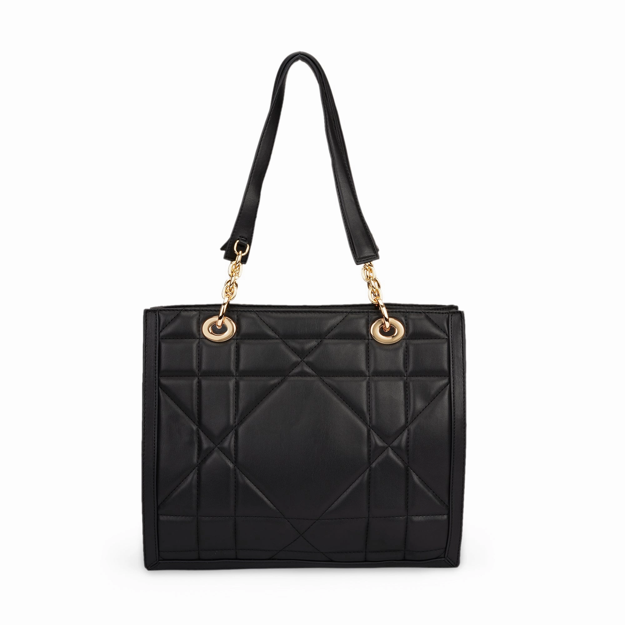 Lavie Luxe Black Large Women's Diobox Satchel Bag