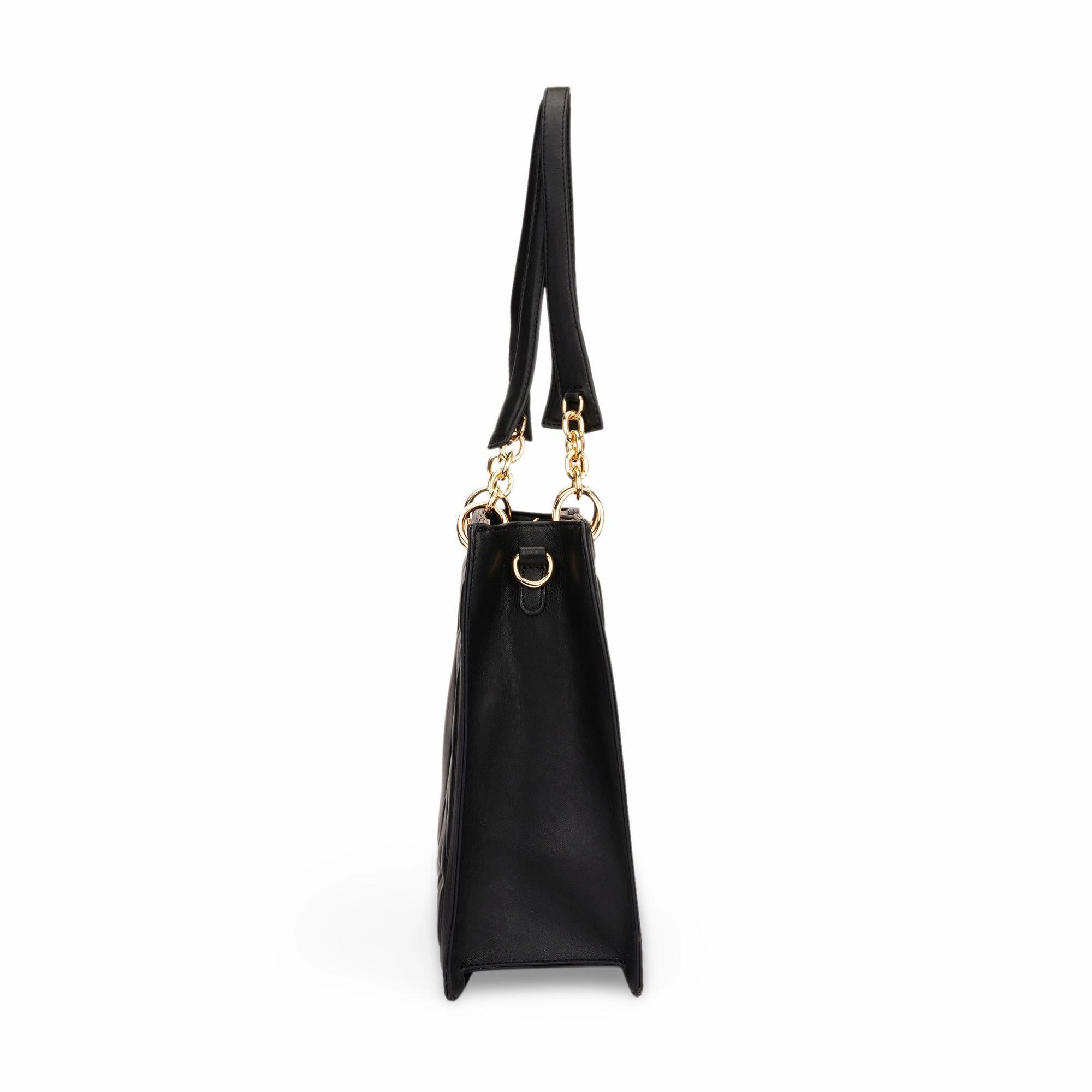 Lavie Luxe Black Large Women's Diobox Satchel Bag