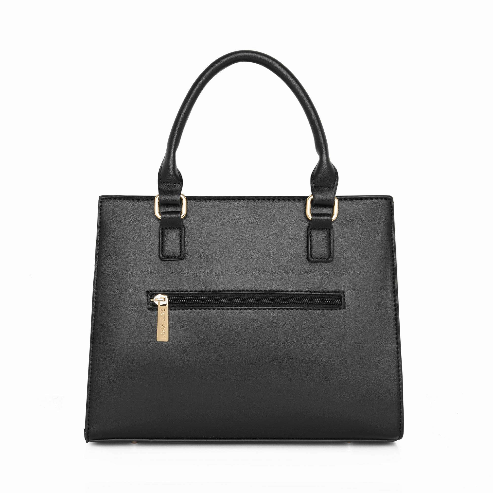 Lavie Luxe Black Medium Women's Shelqi Satchel Bag