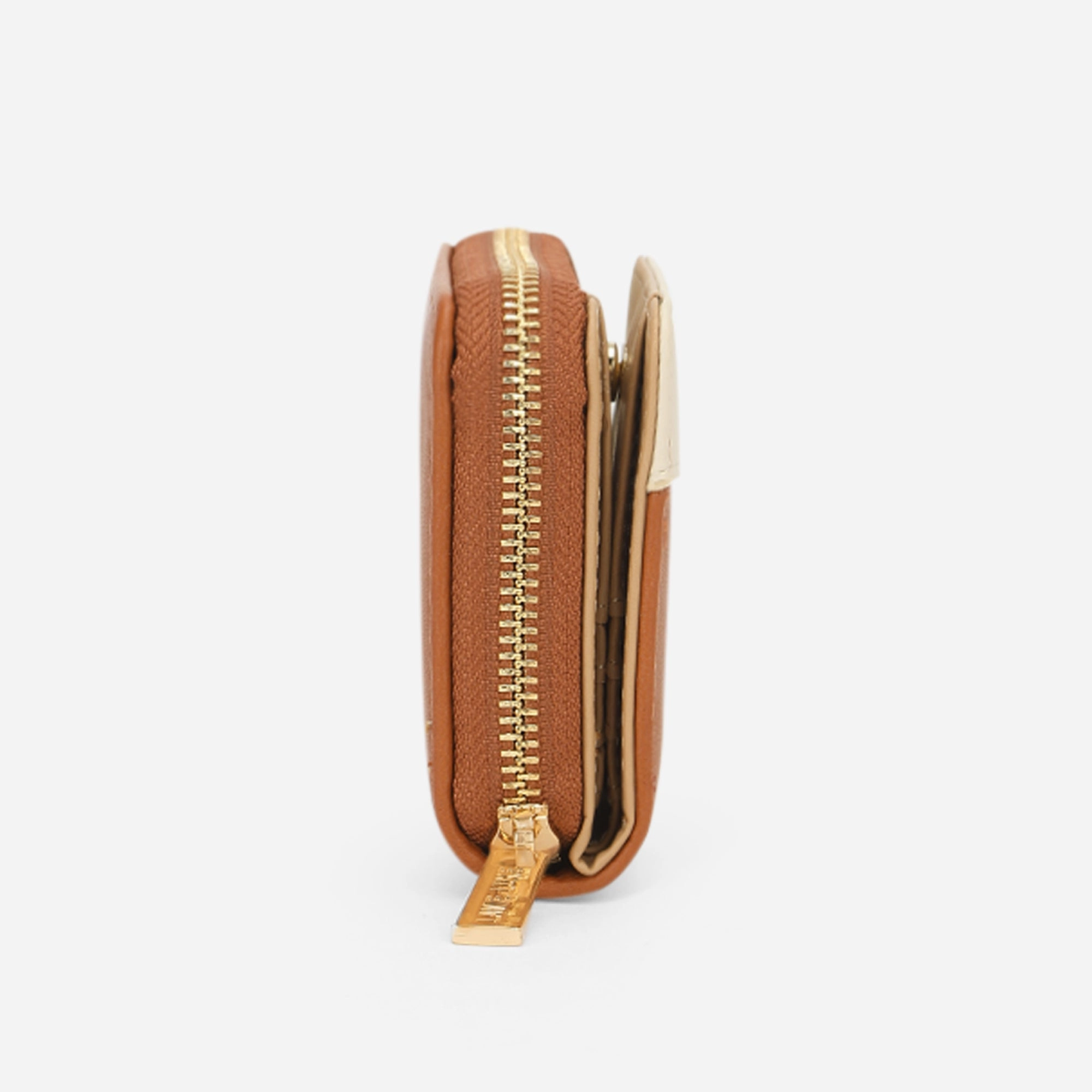 Lavie Luxe flap24 Tan Small Women's Bifold wallet