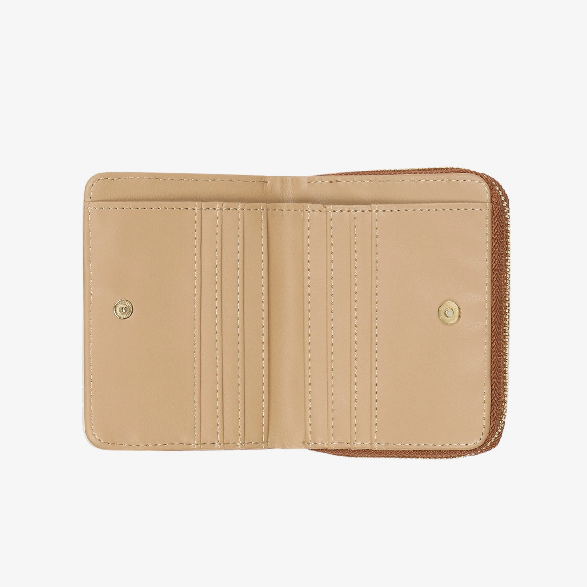 Lavie Luxe flap24 Tan Small Women's Bifold wallet