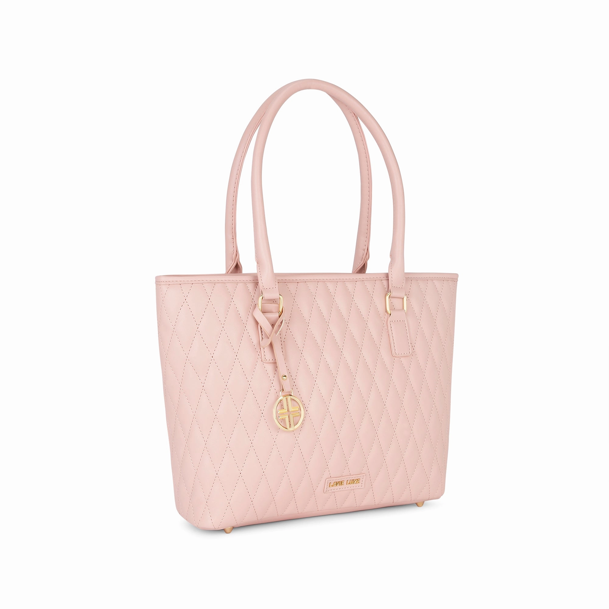 Lavie Luxe Light Pink Large Women's Sherry Tote Bag