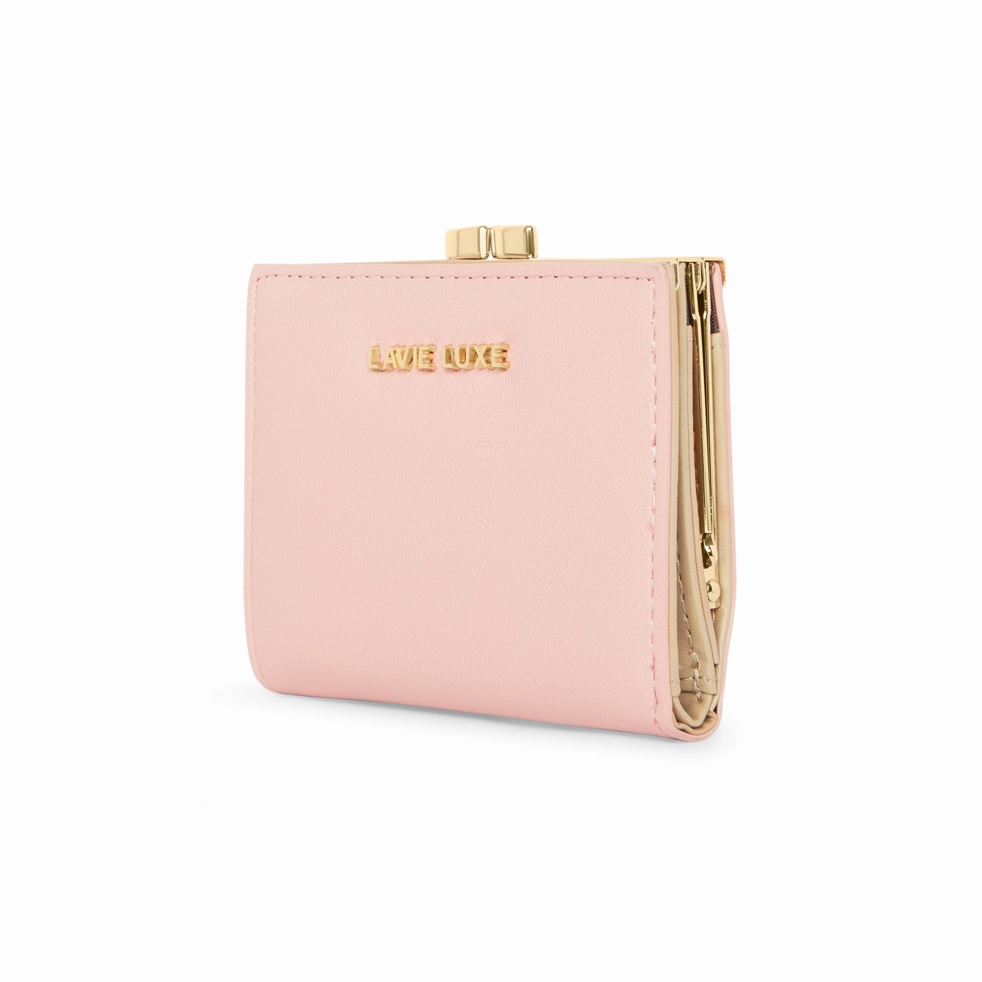 Lavie Luxe Light Pink Small Women's Frame Wallet