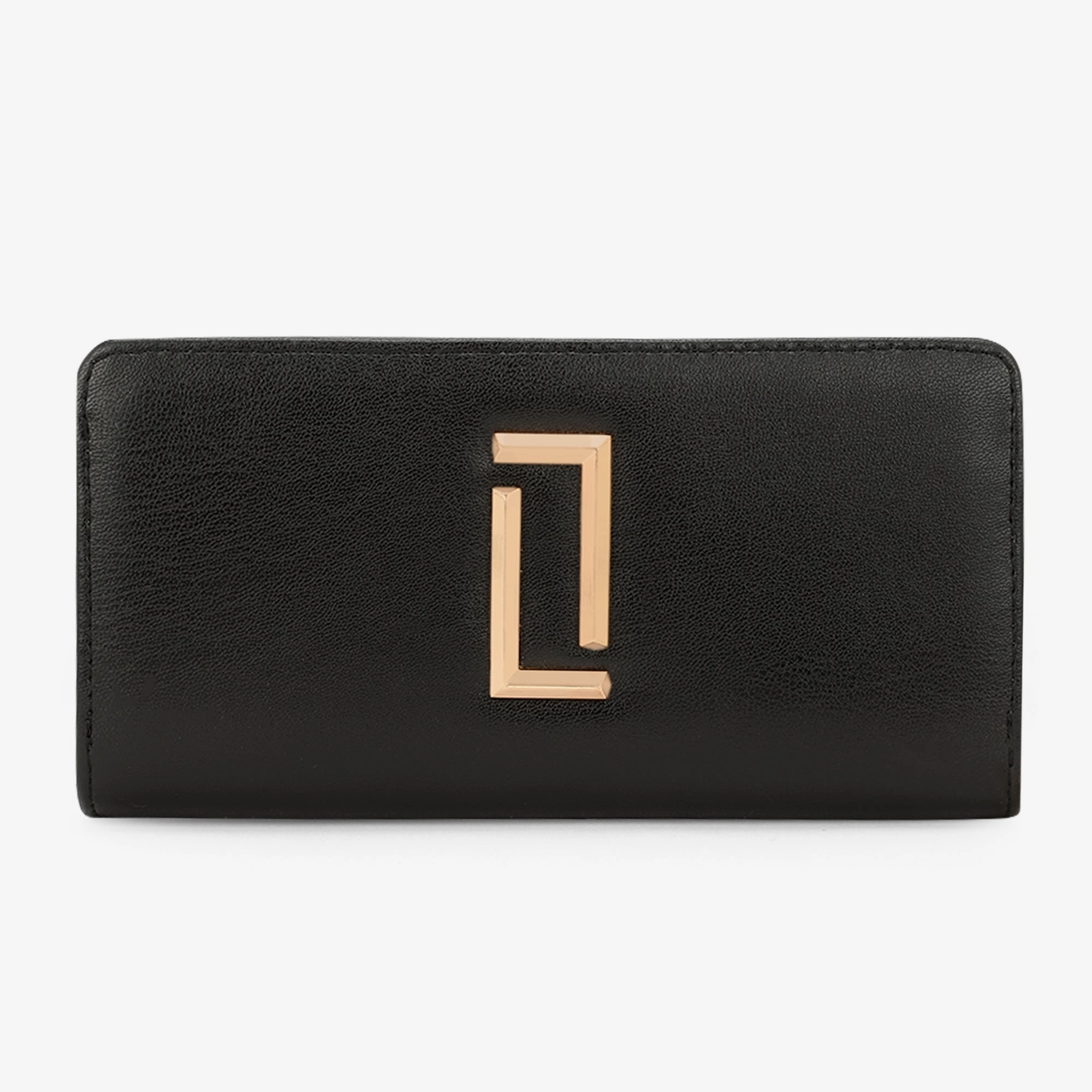 Lavie Luxe Mia 24 Black Large Women's bifold wallet