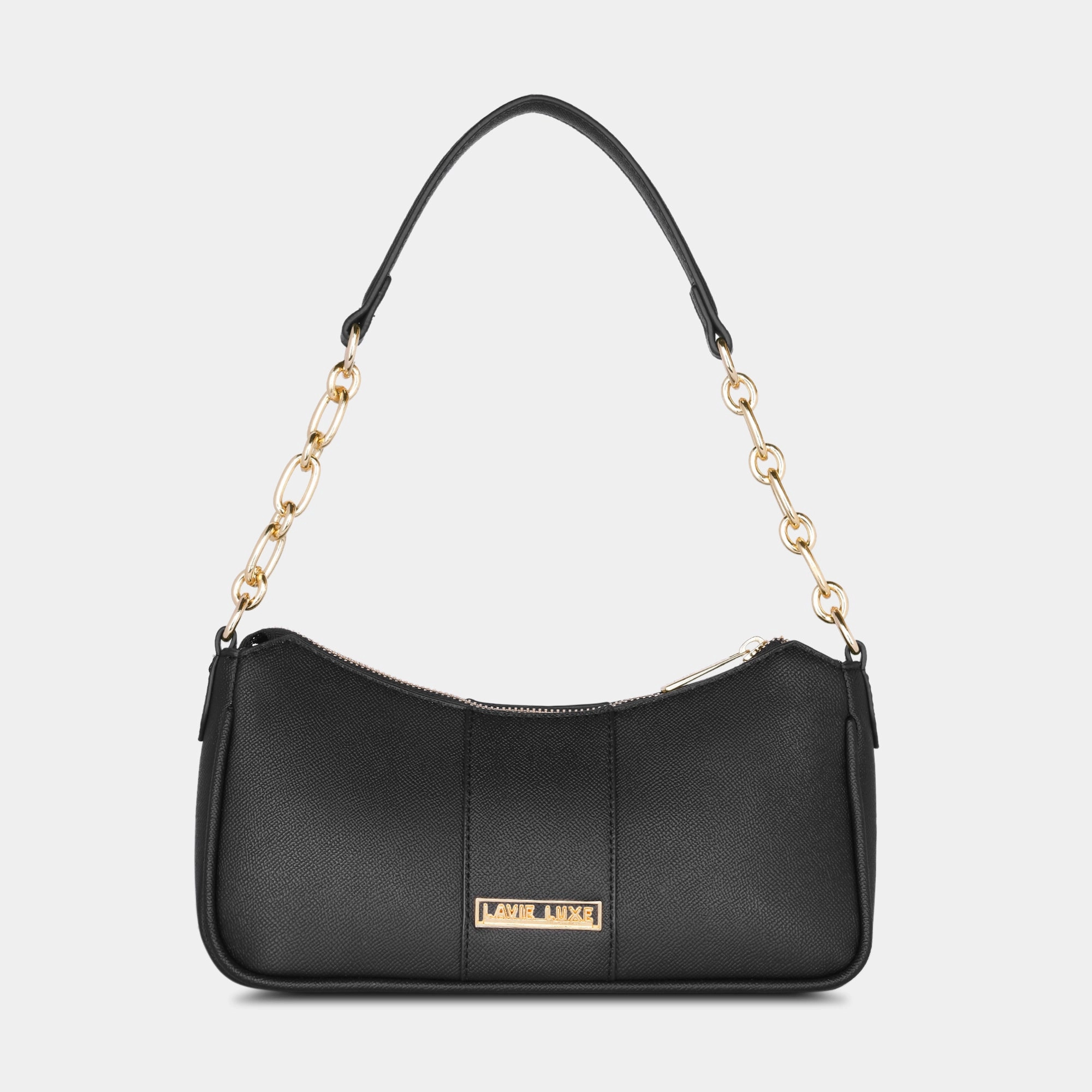 Lavie Luxe Monica Black Small Women'S Hobo