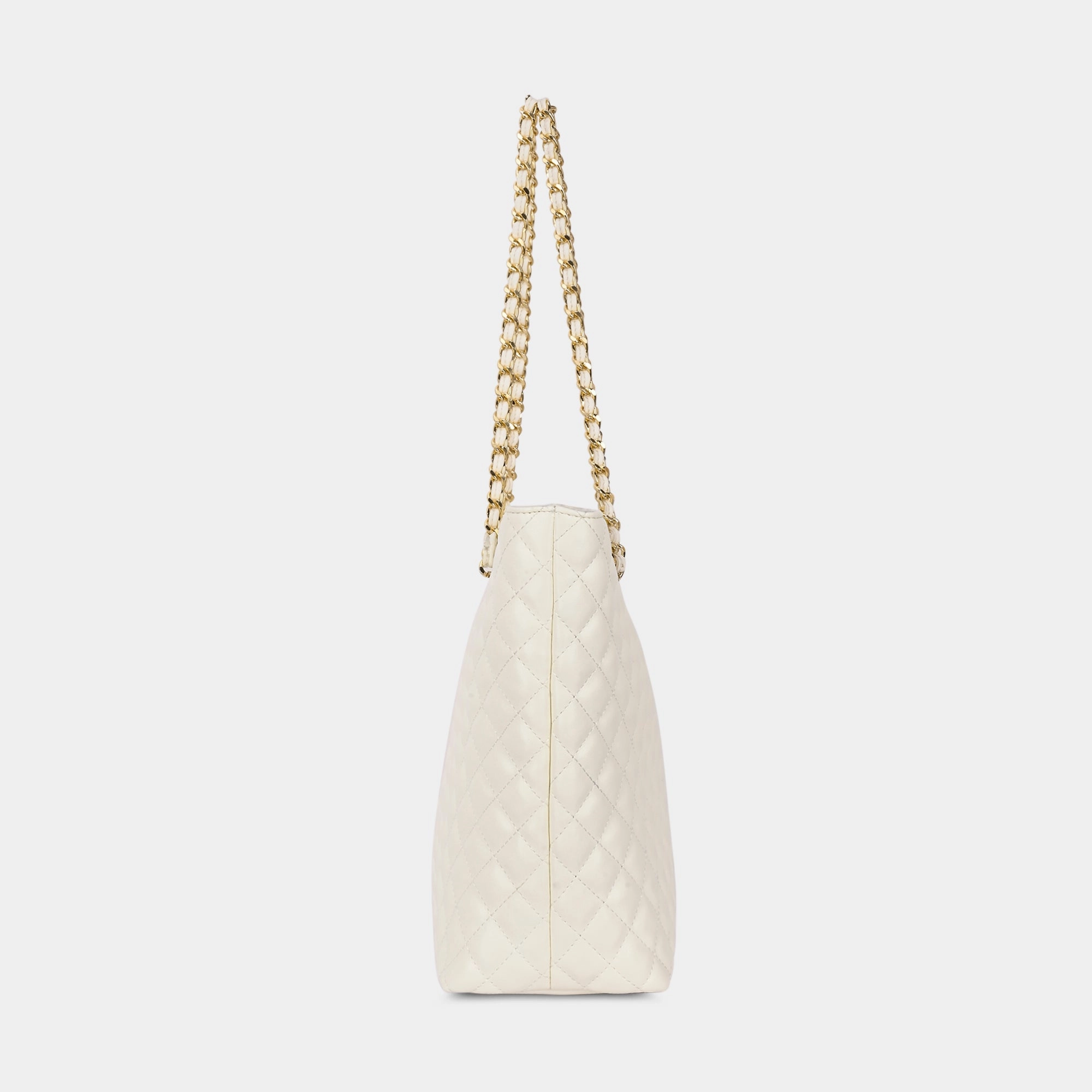 Lavie Luxe Query Off White Large Women's Tote