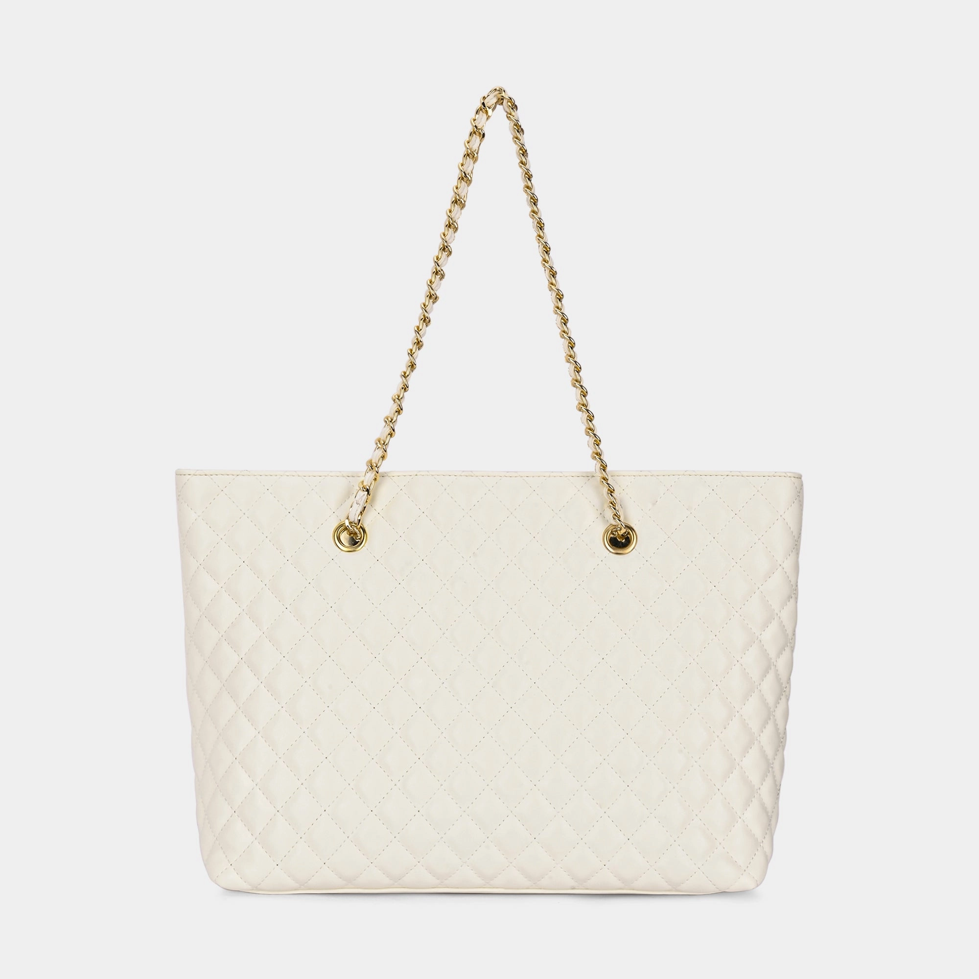 Lavie Luxe Query Off White Large Women's Tote