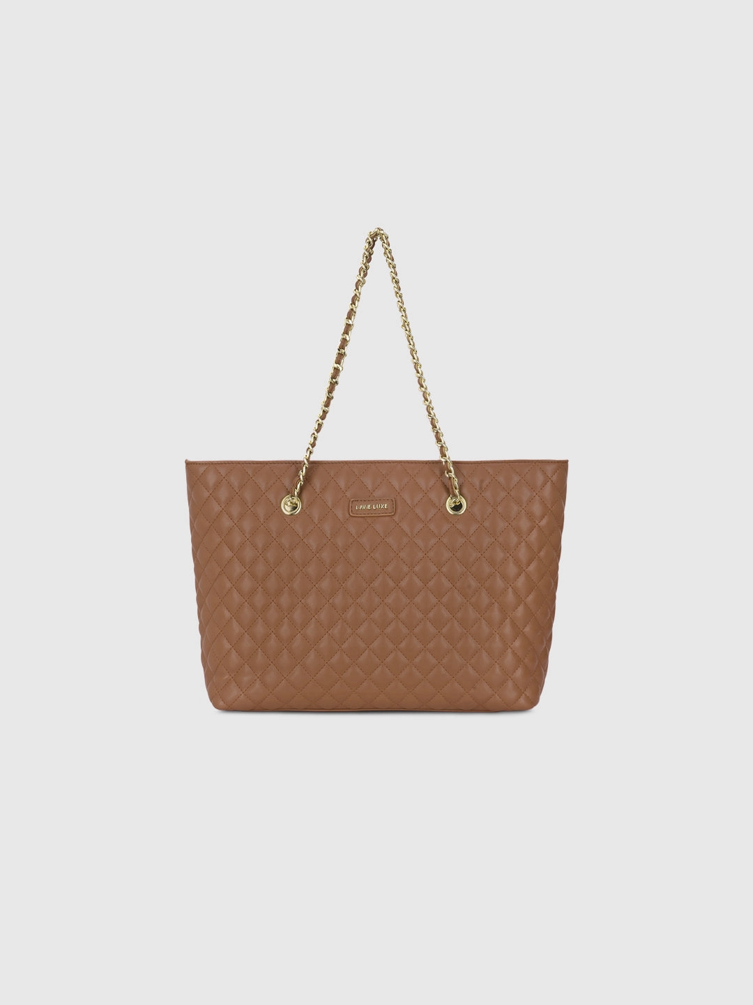 Lavie Luxe Query Tan Large Women's Tote