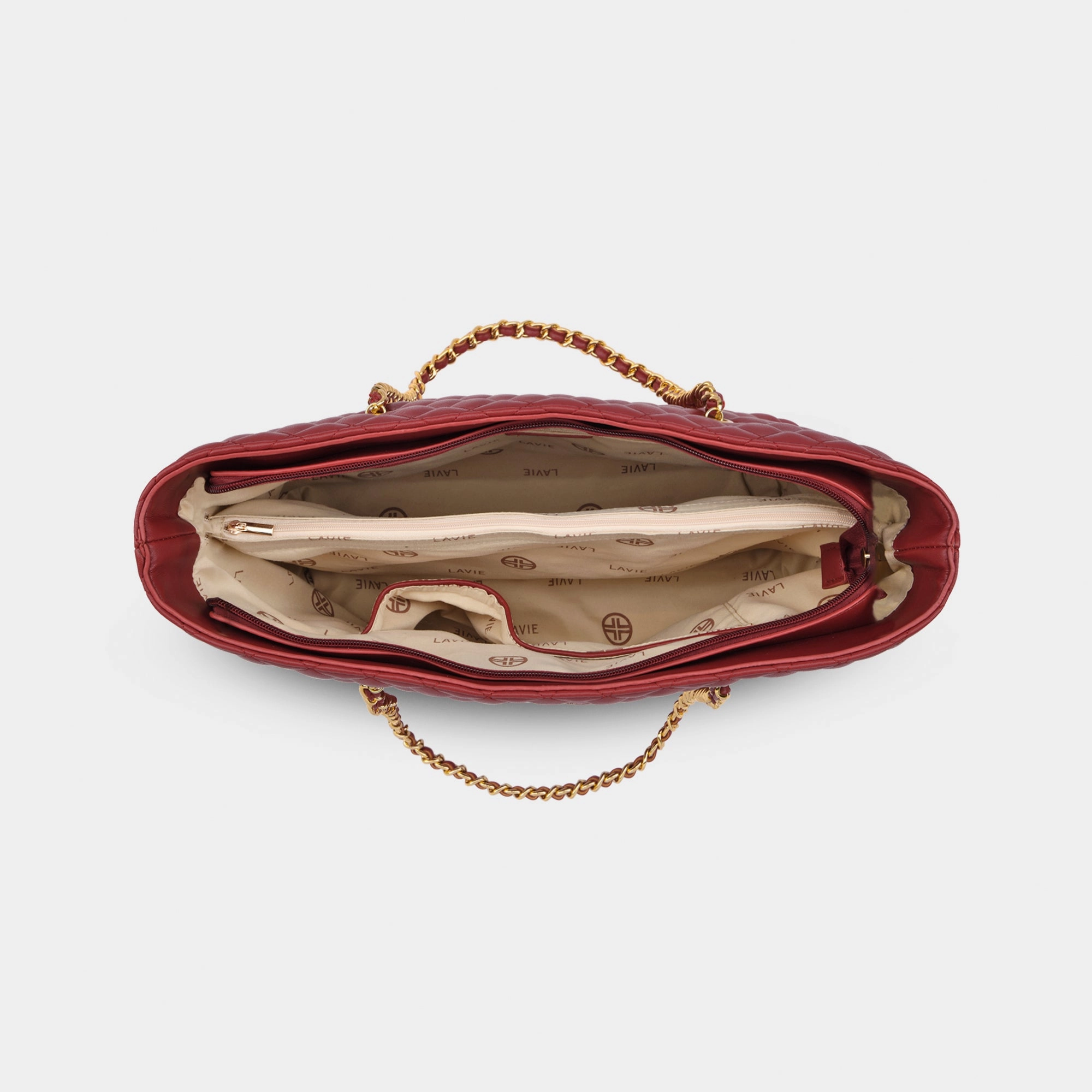 Lavie Luxe Query Wine Large Women's Tote