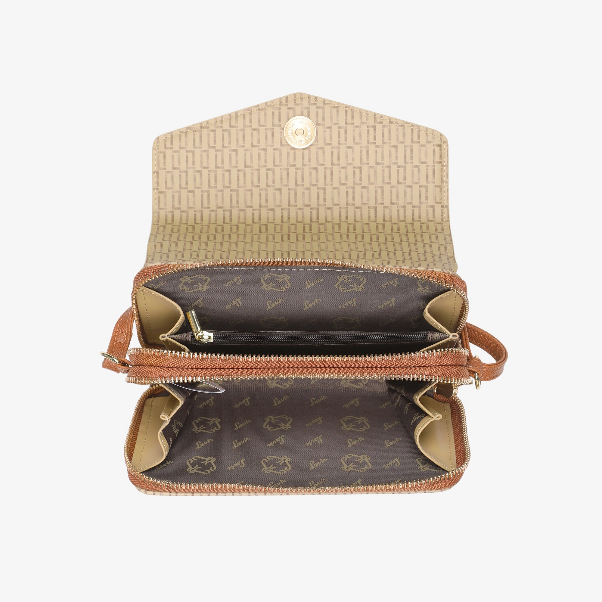 Lavie Luxe Sally Taupe Large Women's Sling Wallet