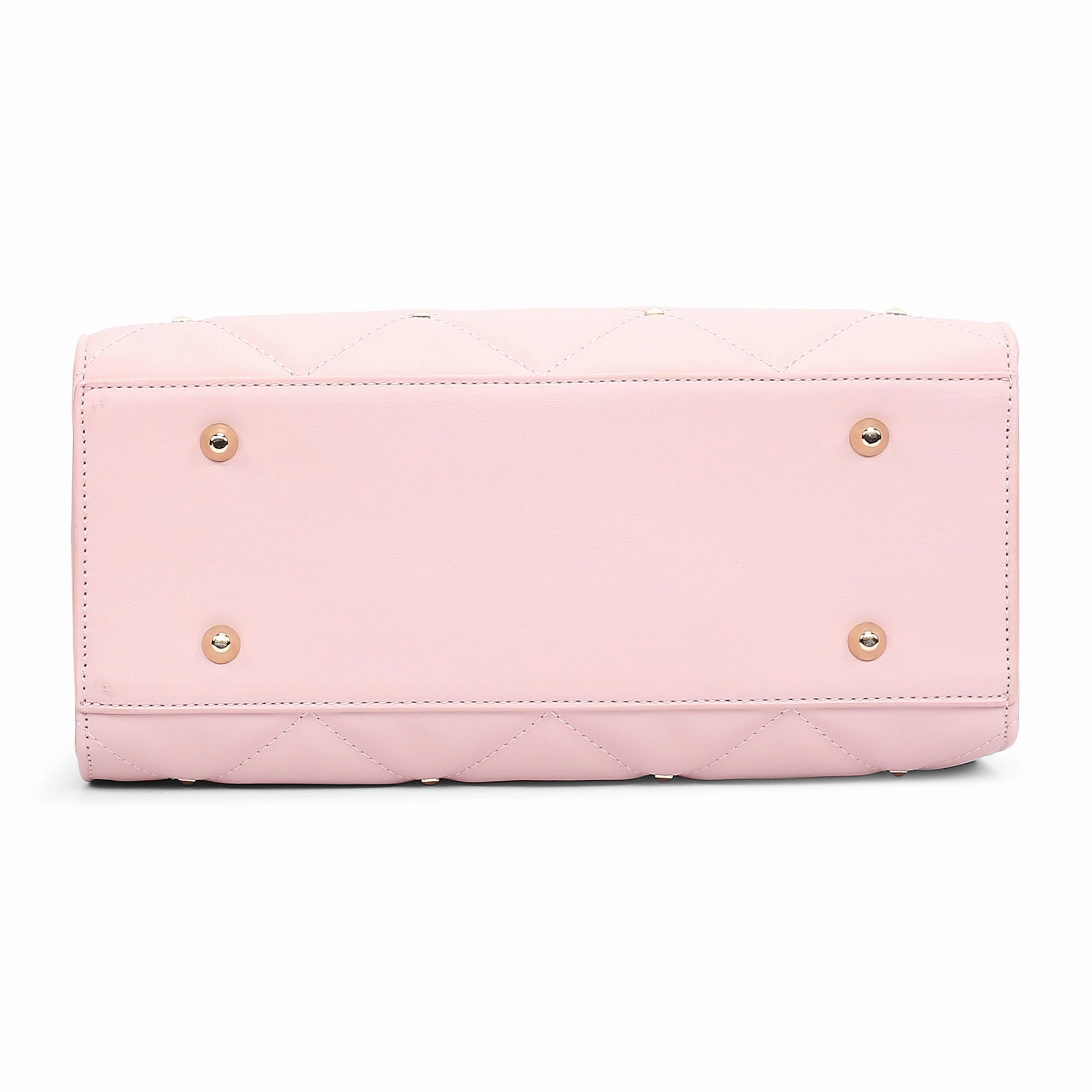 Lavie Luxe Stud Shelly Pink Medium Women's Satchel