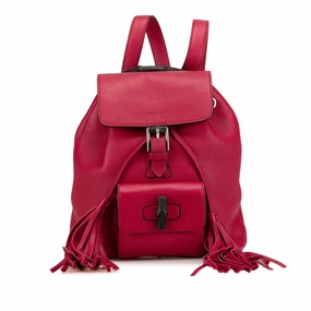 Leather Bamboo Daily Backpack