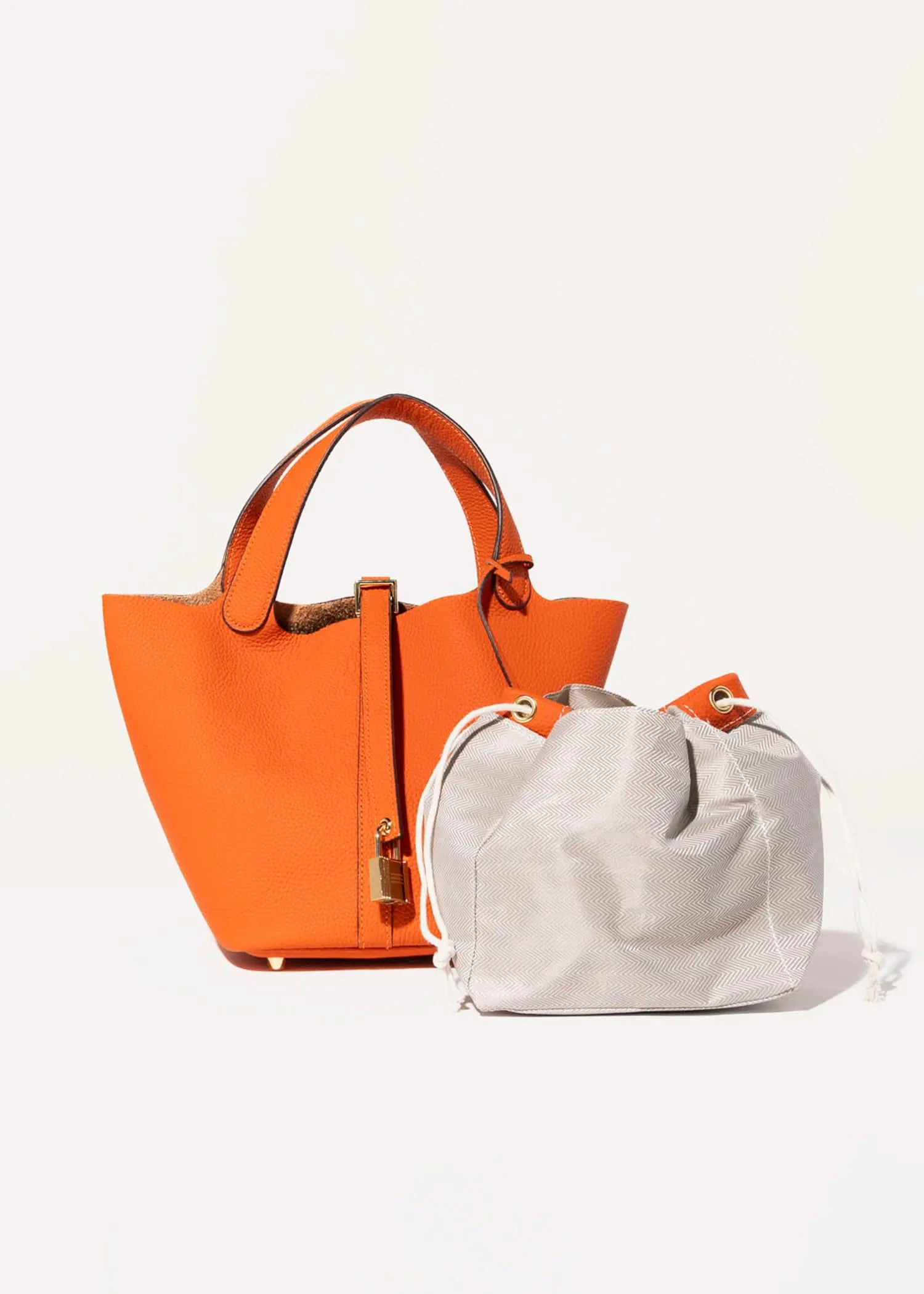 Leather Bucket Bag