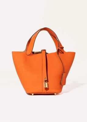 Leather Bucket Bag