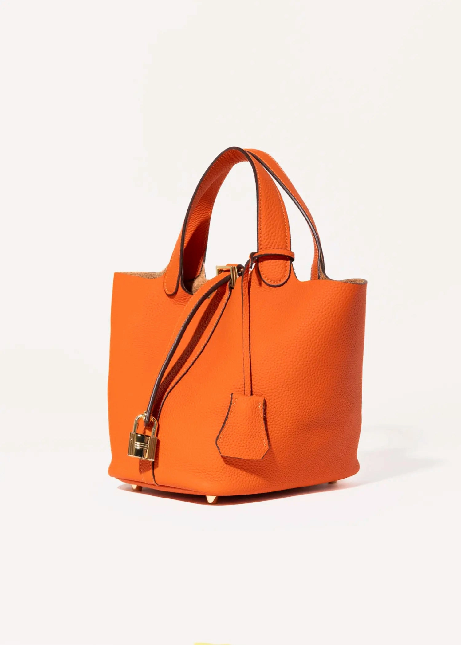 Leather Bucket Bag