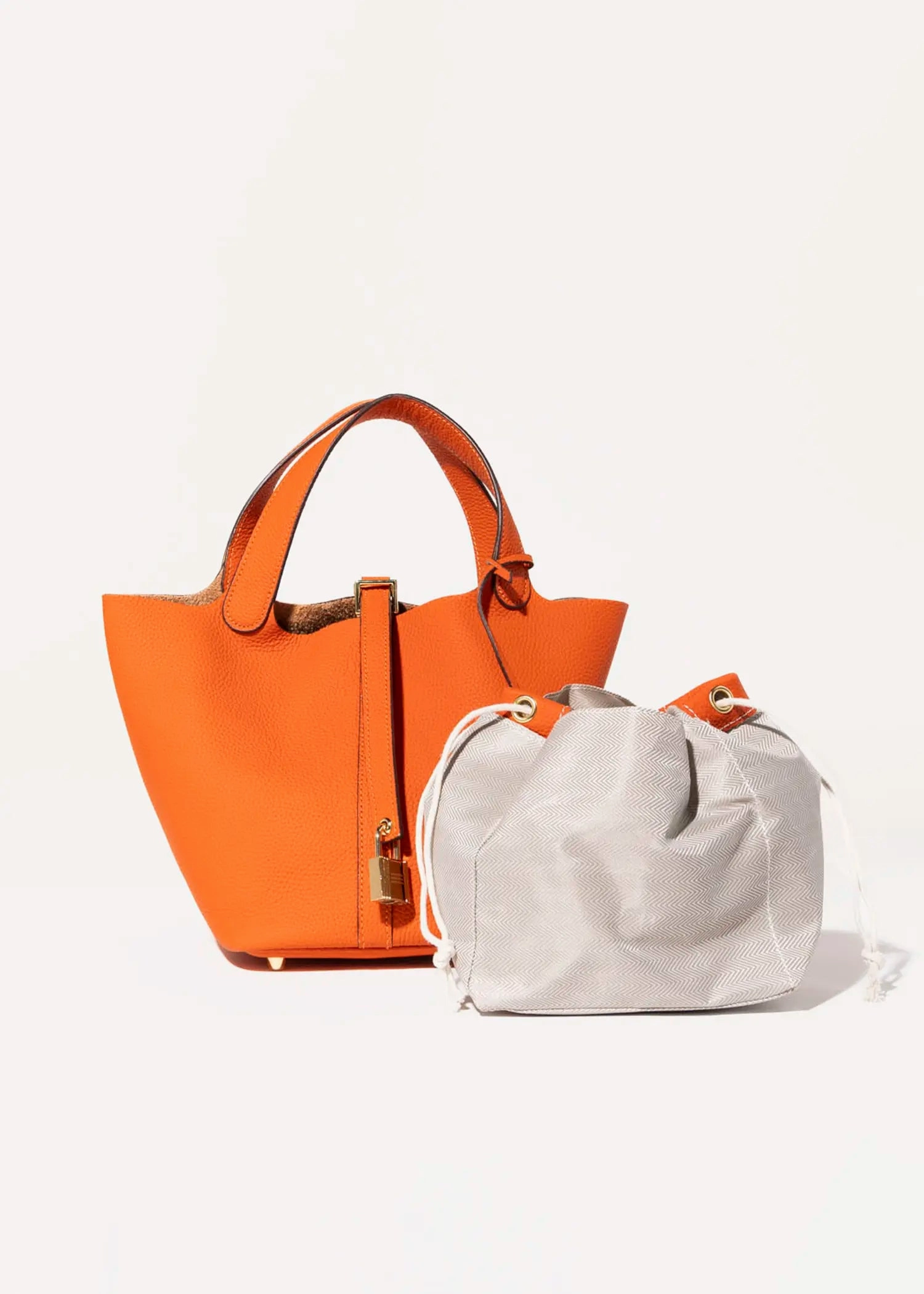 Leather Bucket Bag