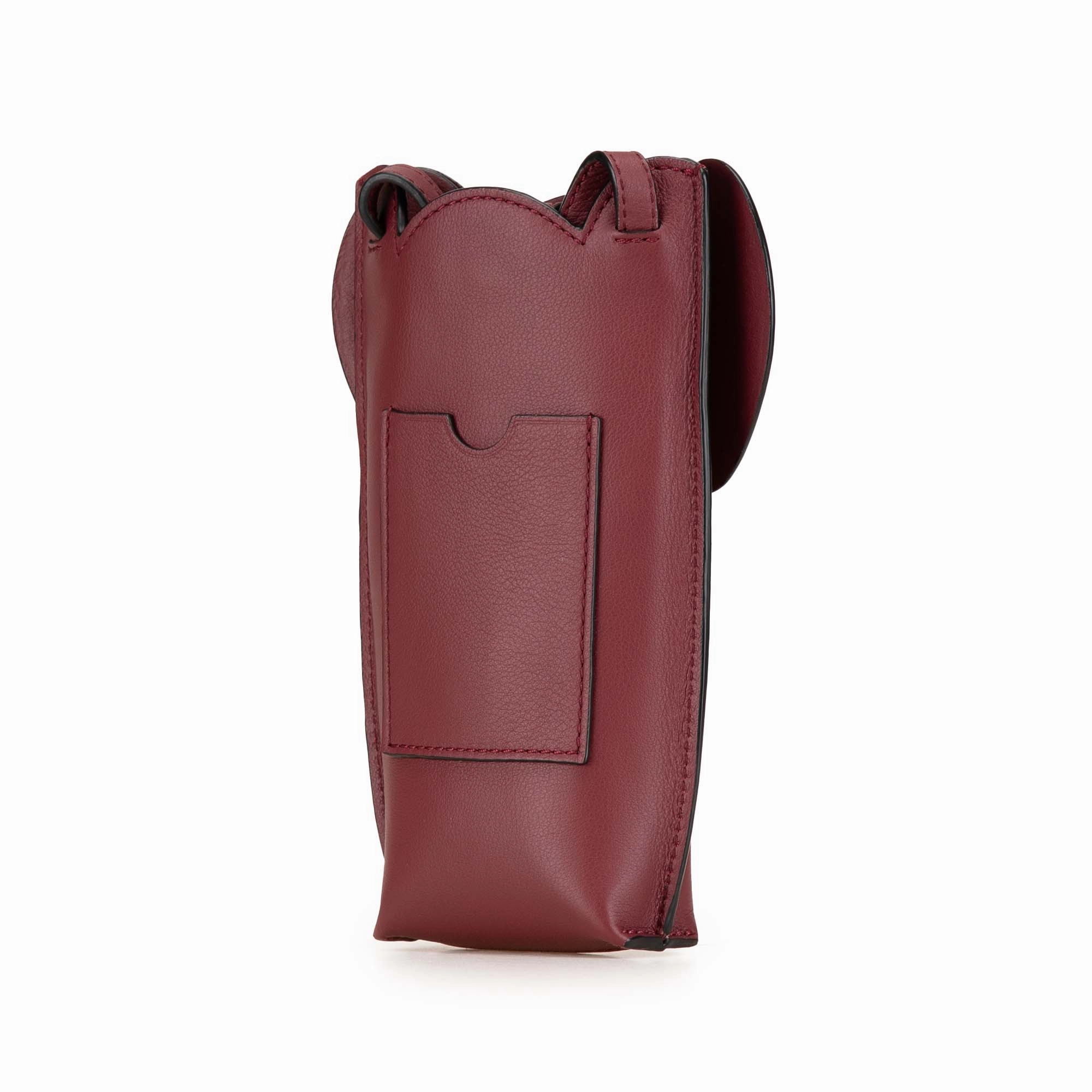 Leather Elephant Pocket Crossbody