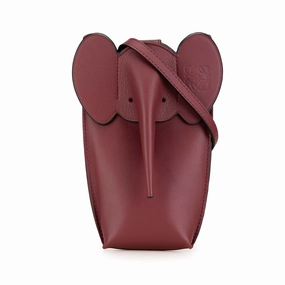 Leather Elephant Pocket Crossbody