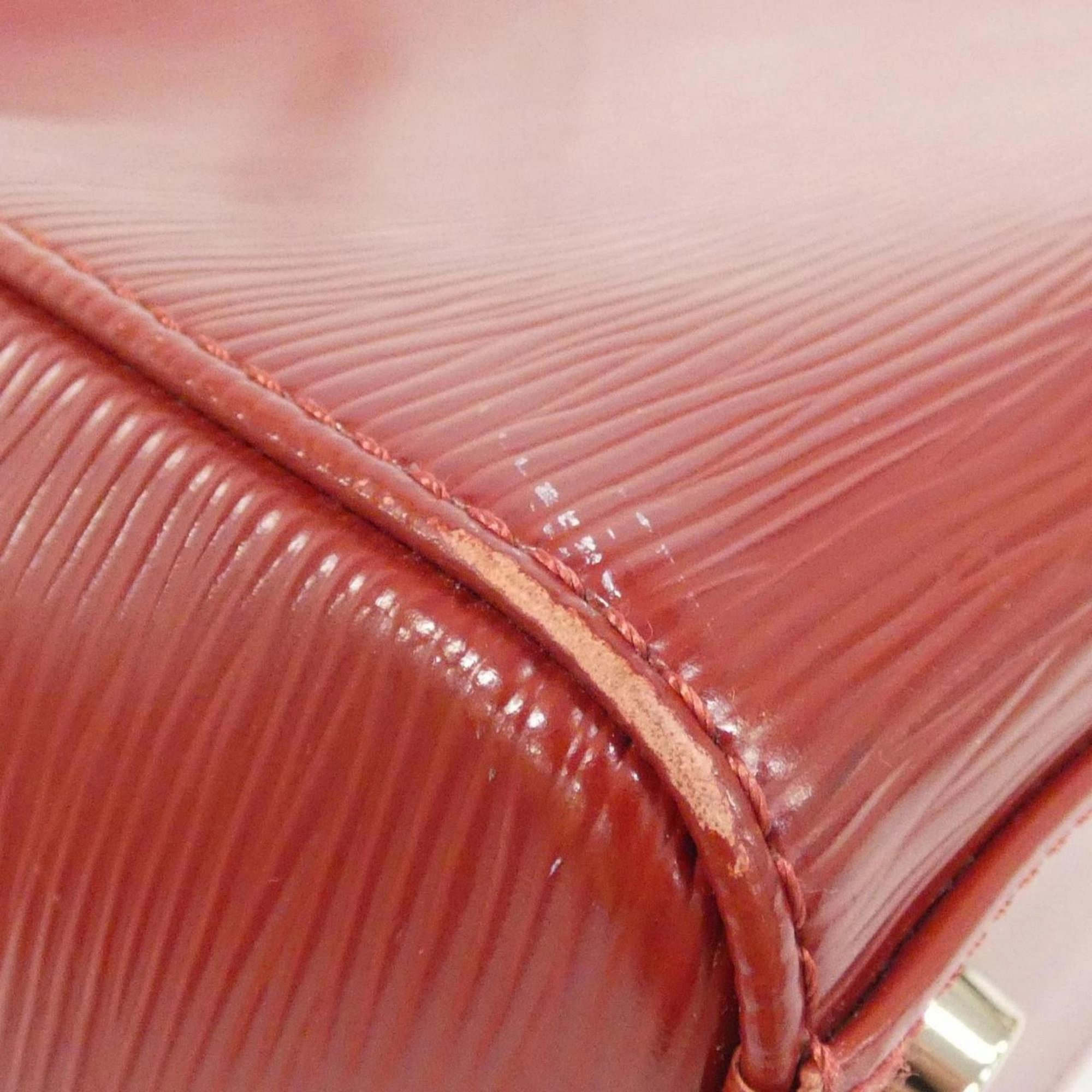 Leather Handbag with Dust Bag and Shoulder Strap