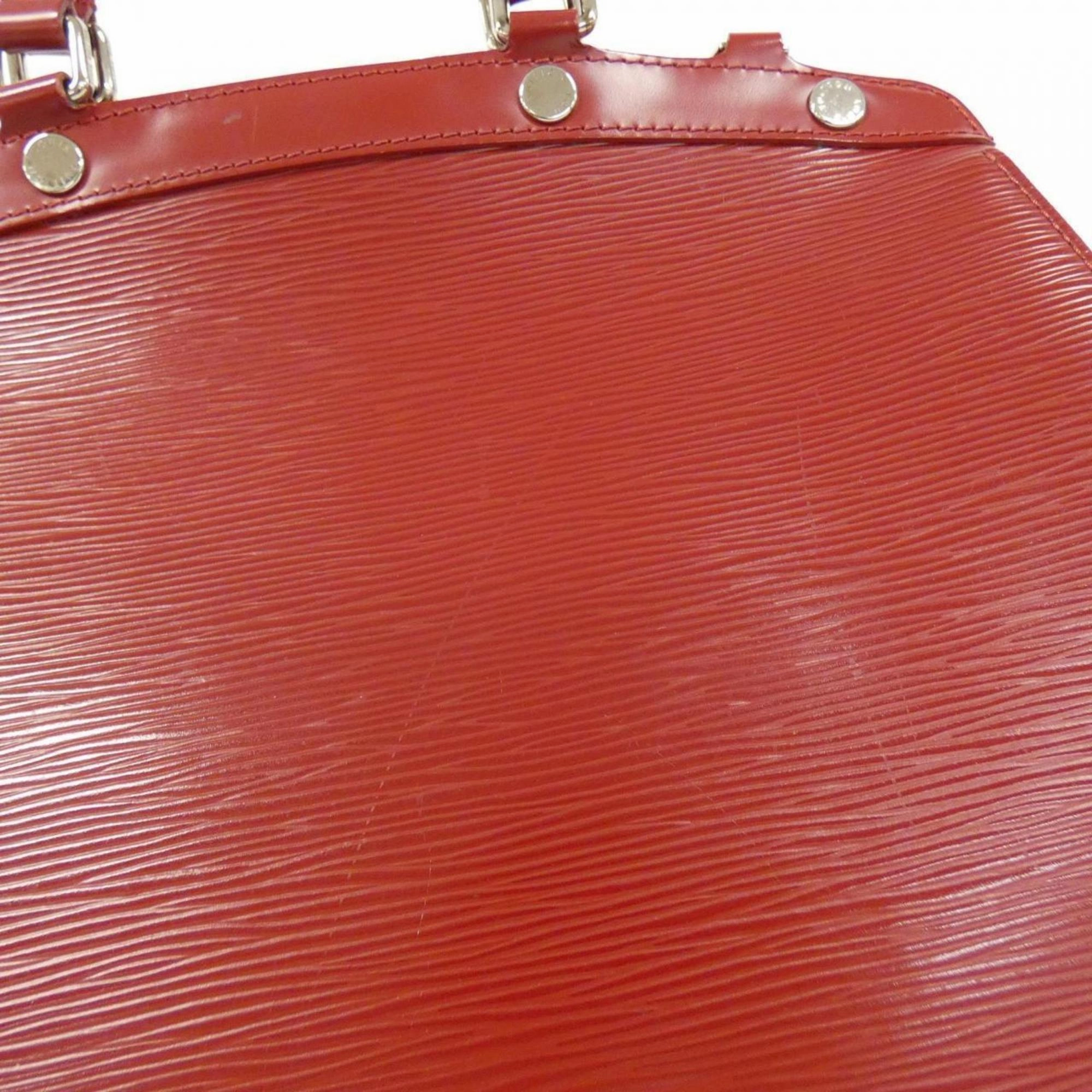 Leather Handbag with Dust Bag and Shoulder Strap