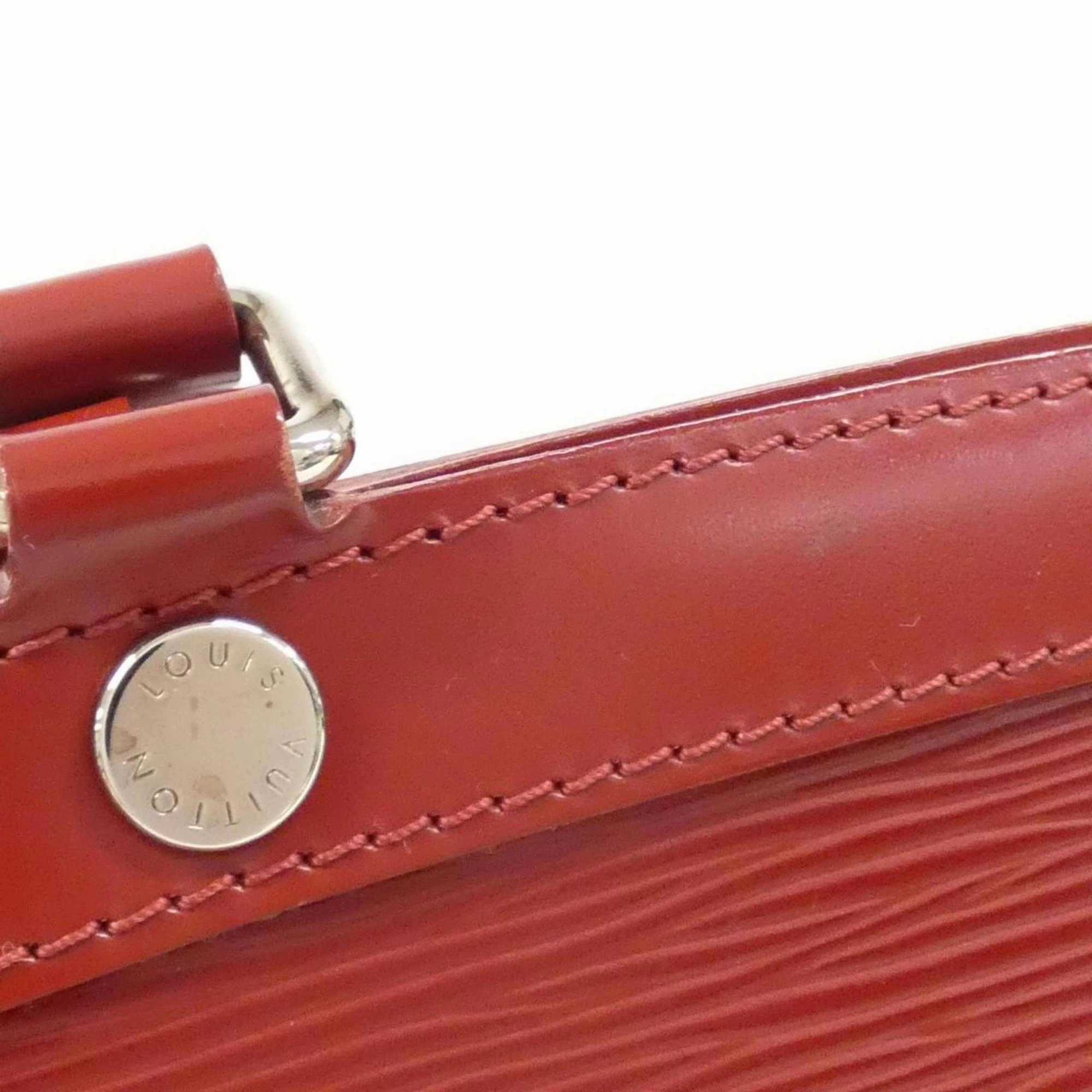 Leather Handbag with Dust Bag and Shoulder Strap