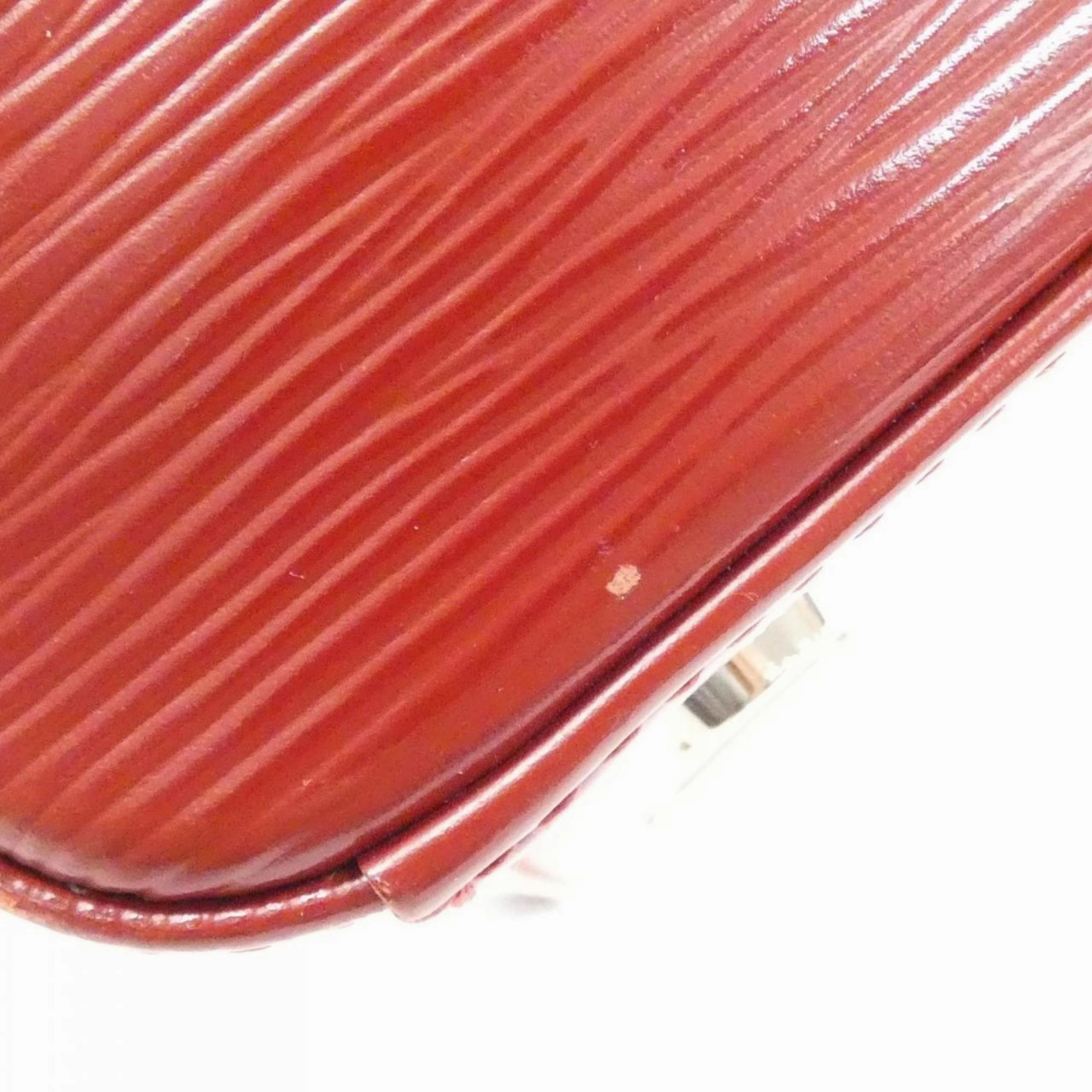 Leather Handbag with Dust Bag and Shoulder Strap